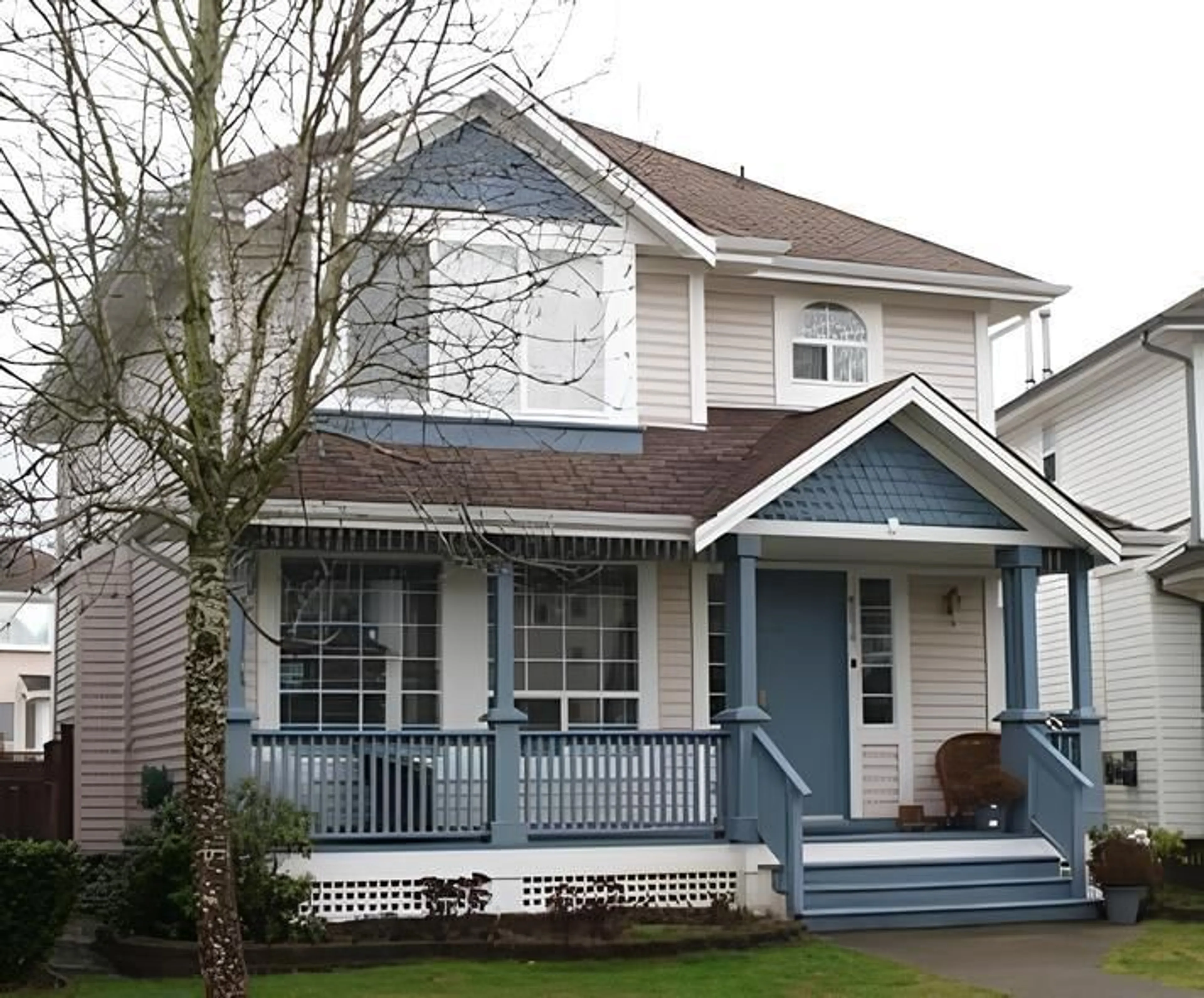 Home with vinyl exterior material, street for 6470 185A STREET, Surrey British Columbia V3S8S9