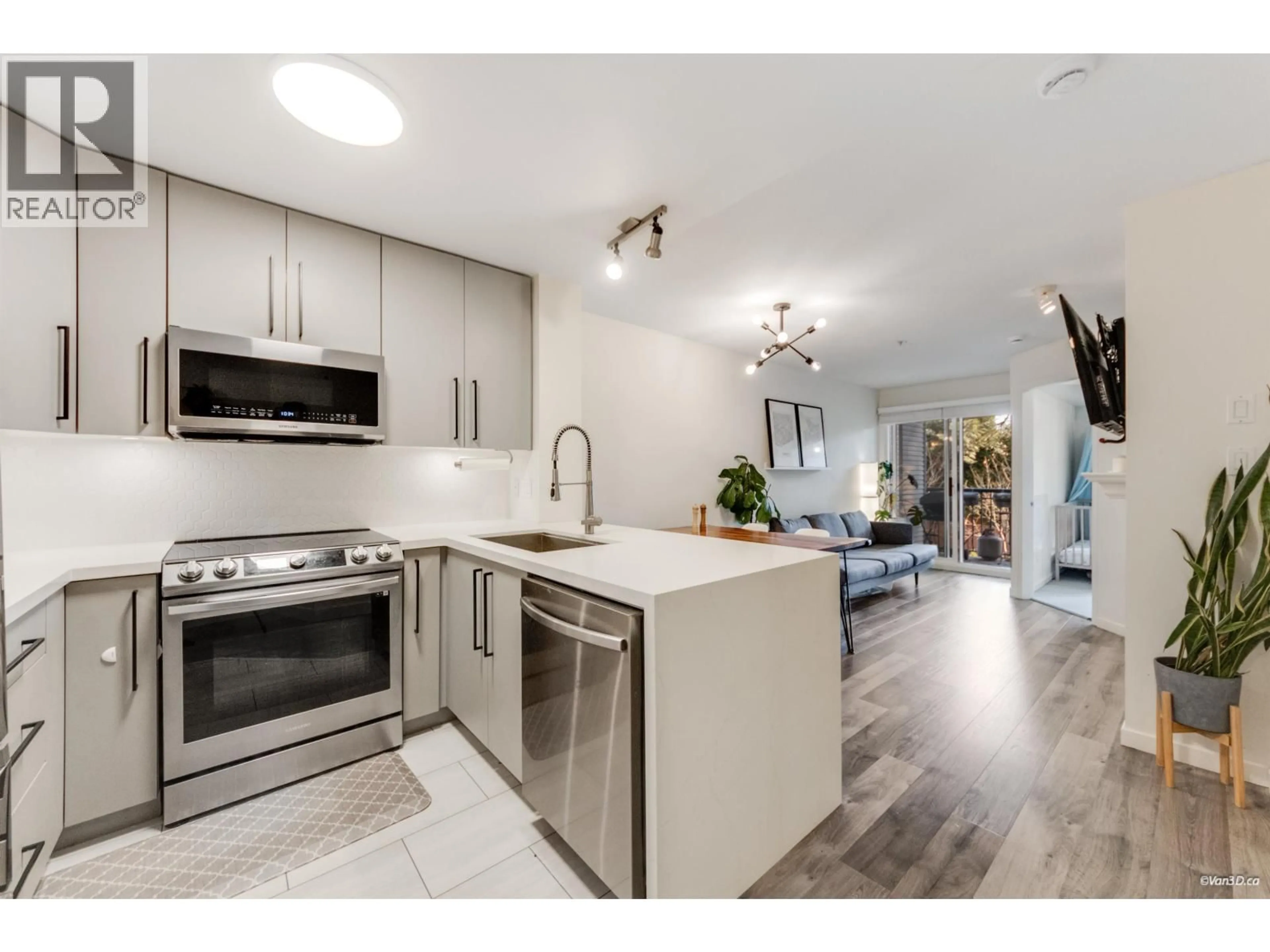 Open concept kitchen, unknown for 212 - 3278 HEATHER STREET, Vancouver British Columbia V5Z4R9