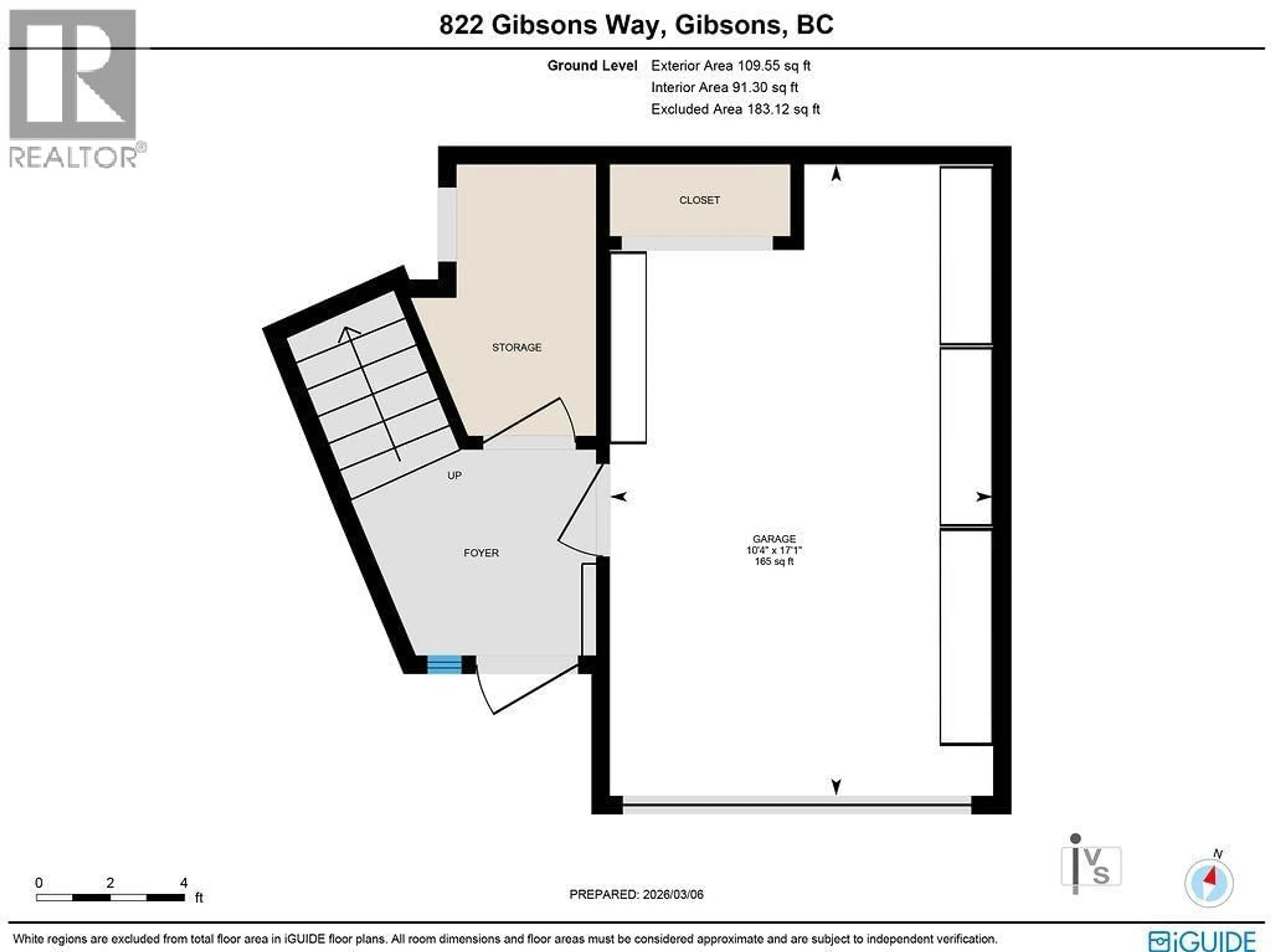 Floor plan for 5 - 822 GIBSONS WAY, Gibsons British Columbia V0N1V7
