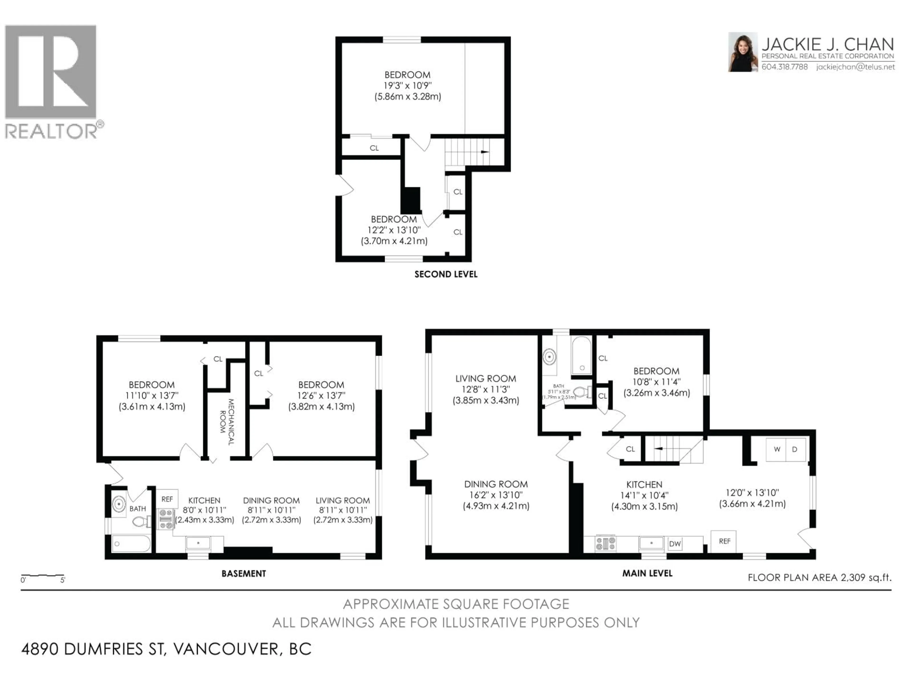 Floor plan for 4890 DUMFRIES STREET, Vancouver British Columbia V5N3T9