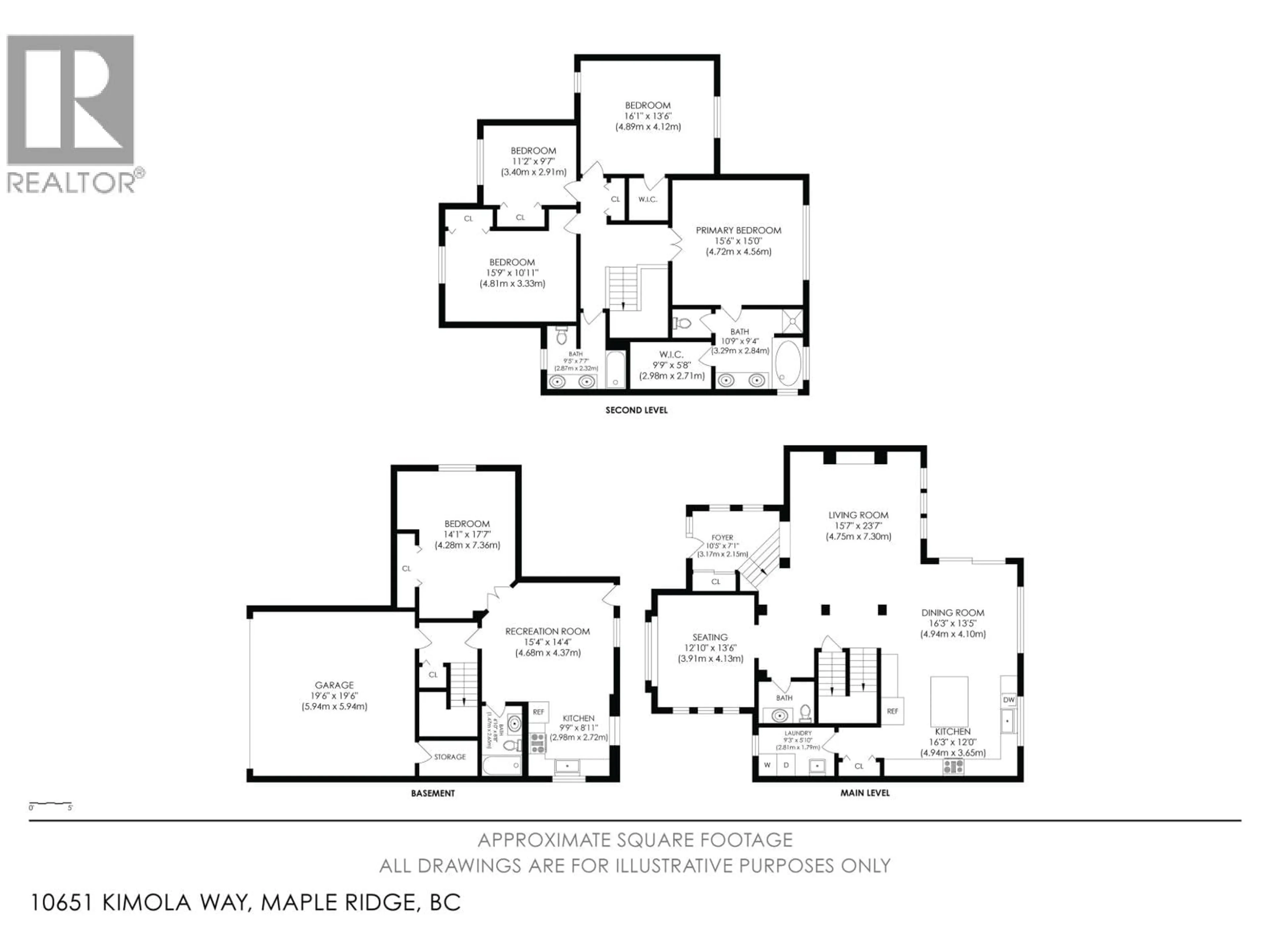 Floor plan for 10651 KIMOLA WAY, Maple Ridge British Columbia V2W0B5