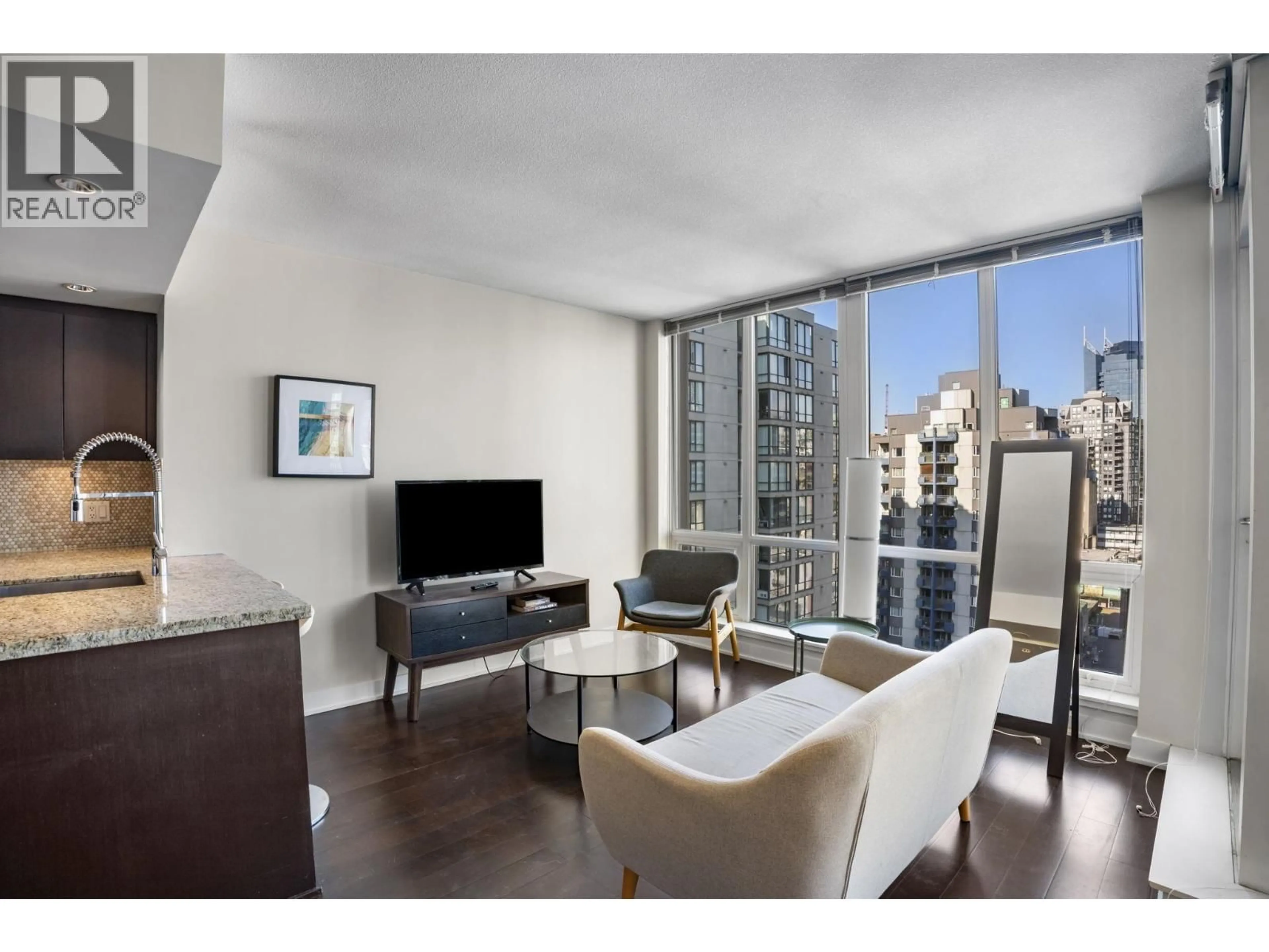 Living room with furniture, unknown for 1802 - 1055 RICHARDS STREET, Vancouver British Columbia V6B0C2