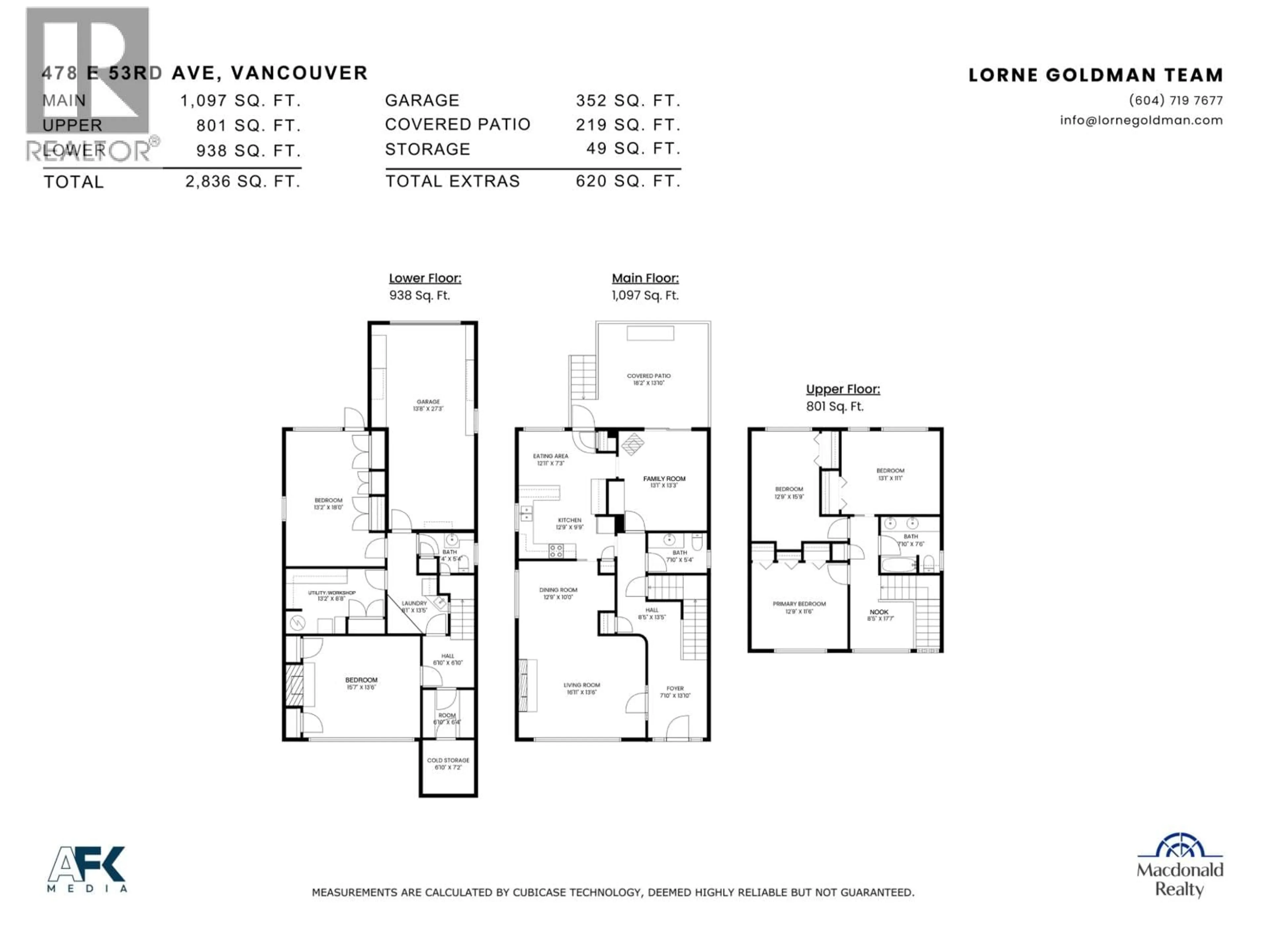 Floor plan for 478 53RD AVENUE, Vancouver British Columbia V5X1J2