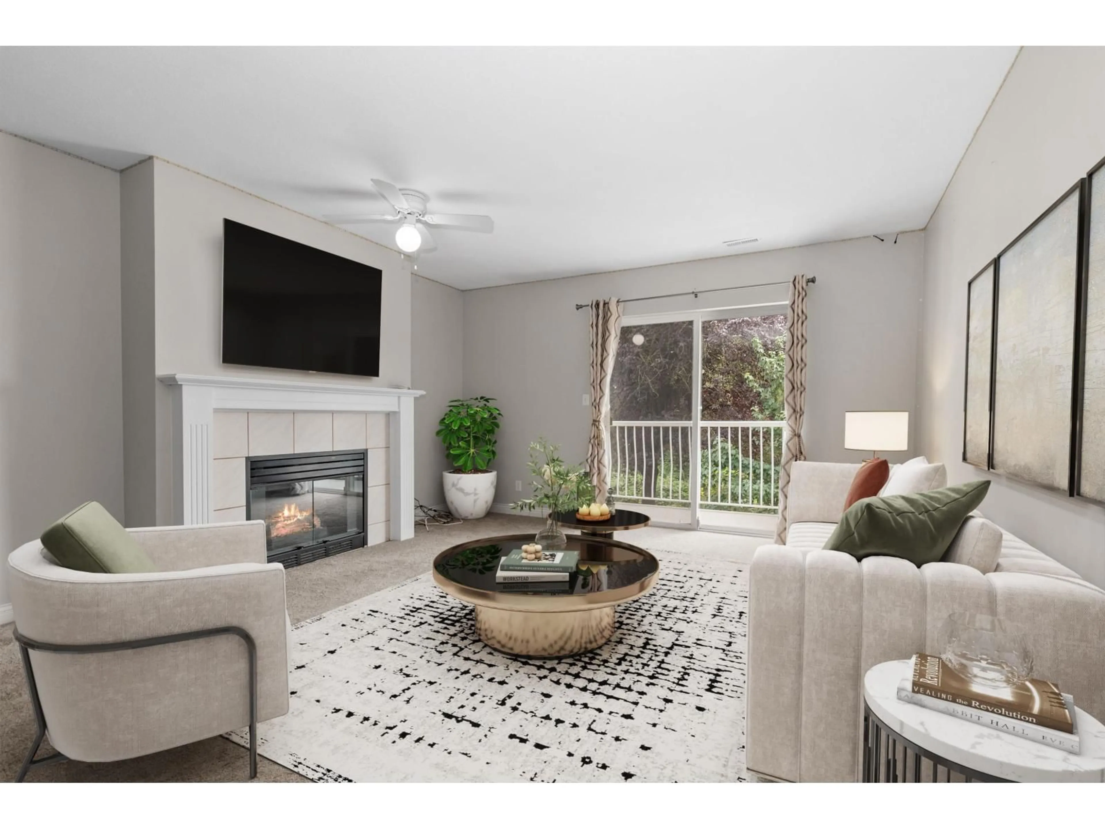 Living room with furniture, unknown for 50 - 7715 LUCKAKUCK PLACE, Chilliwack British Columbia V2R3N6