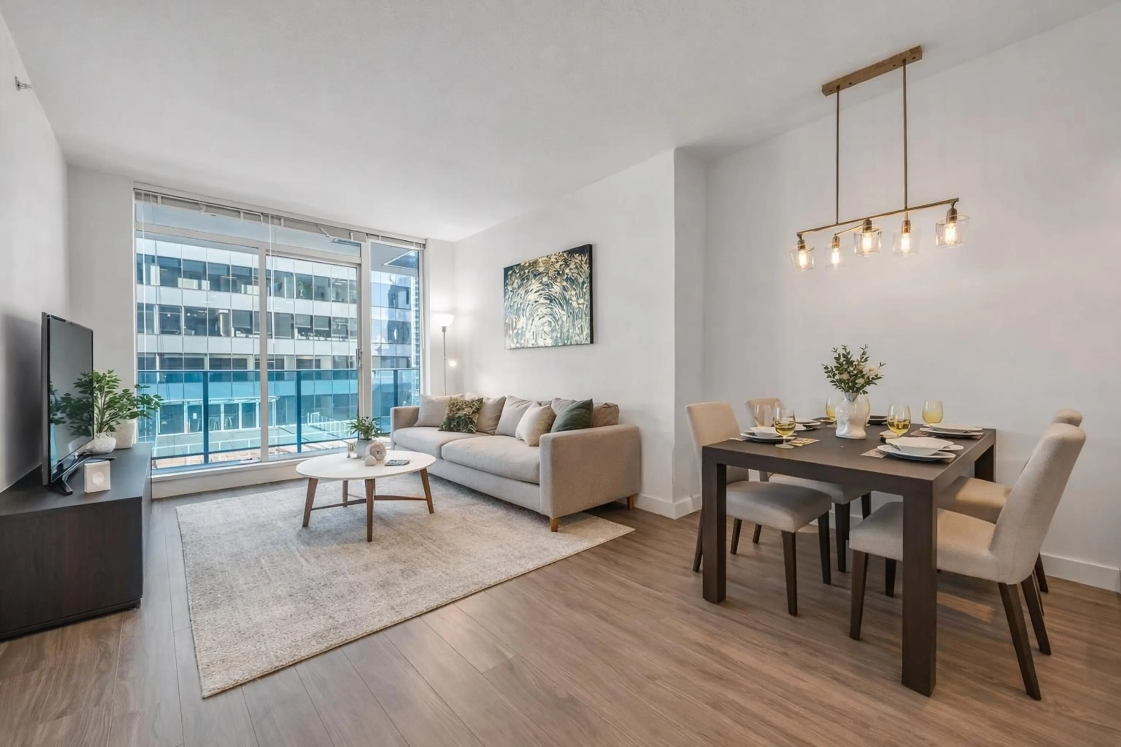 Living room with furniture, unknown for 705 - 13615 FRASER HIGHWAY, Surrey British Columbia V3T0P7