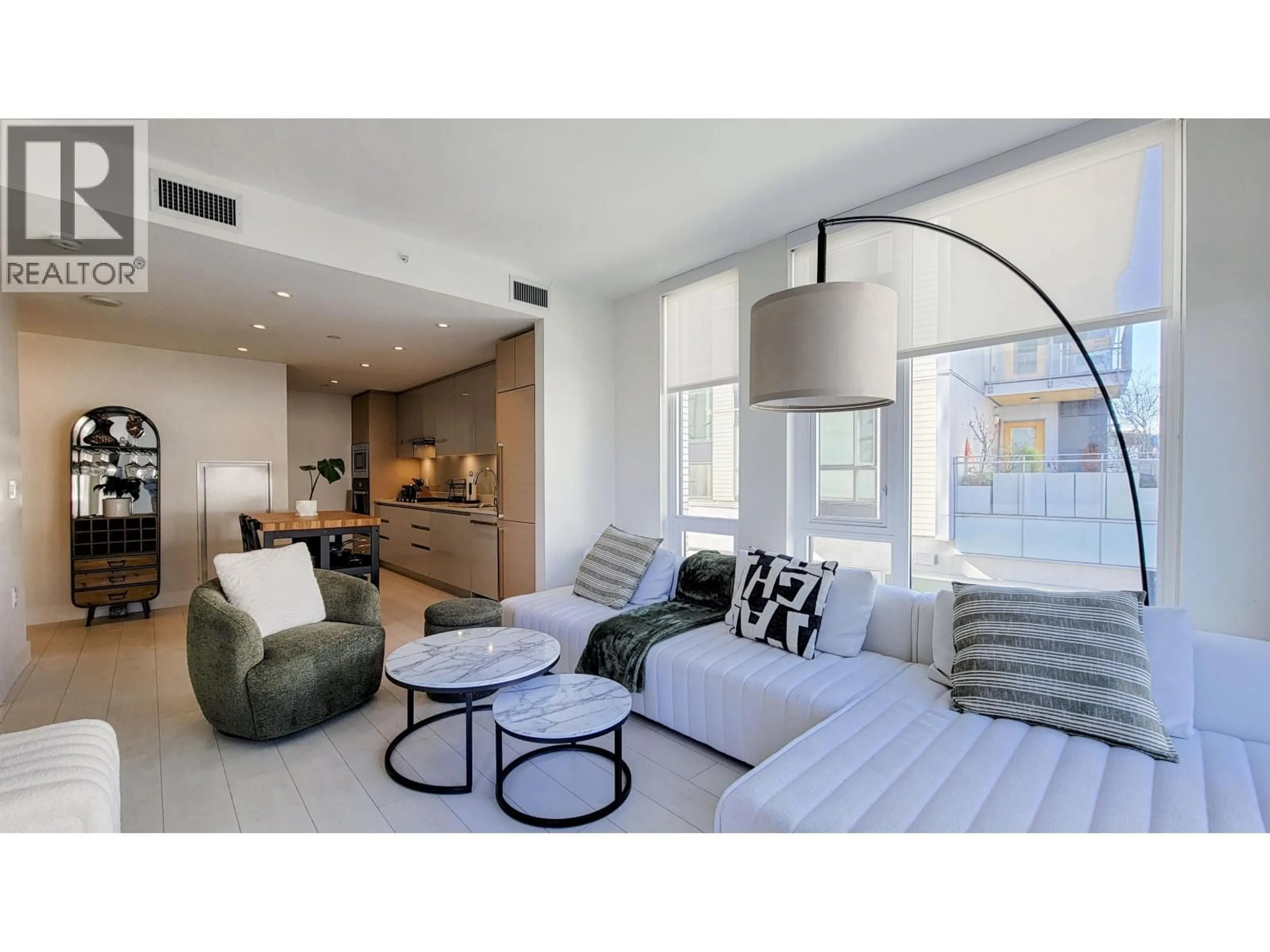 Living room with furniture, unknown for 304 - 3538 SAWMILL CRESCENT, Vancouver British Columbia V5S0J8