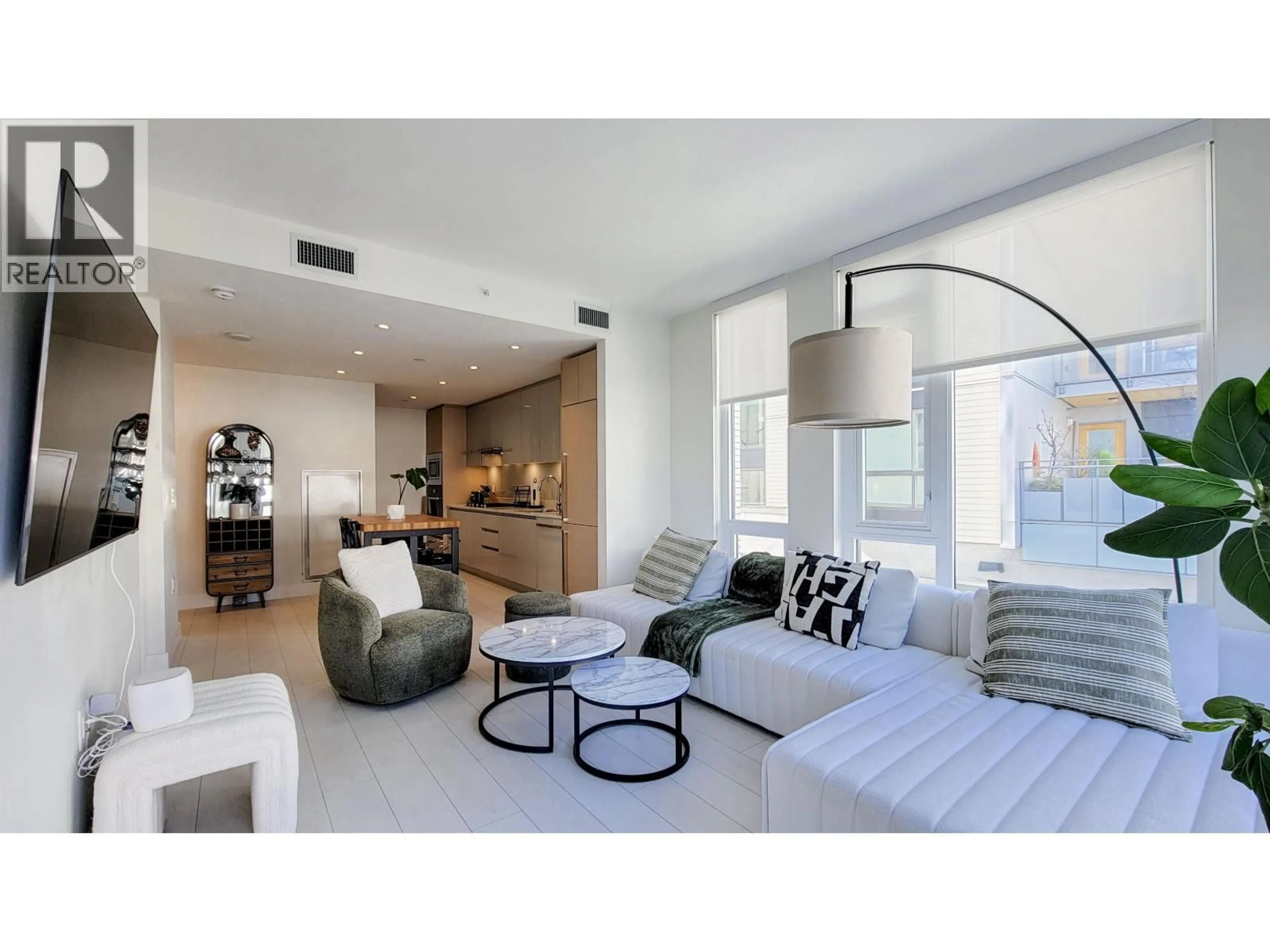 Living room with furniture, unknown for 304 - 3538 SAWMILL CRESCENT, Vancouver British Columbia V5S0J8