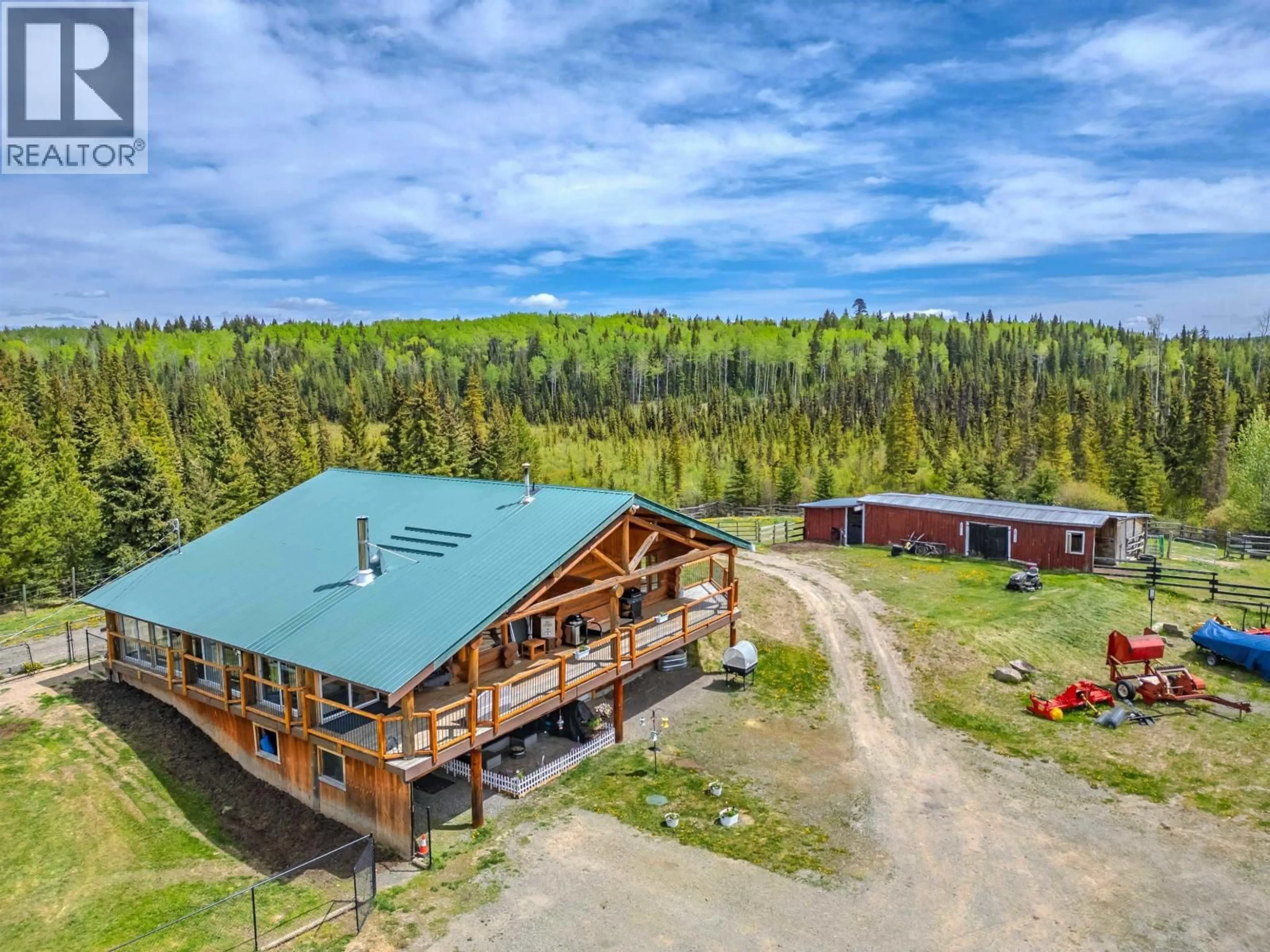 A pic from outside/outdoor area/front of a property/back of a property/a pic from drone, mountain view for 7181 SHERIDAN LAKE ROAD, Lone Butte British Columbia V0K1X1
