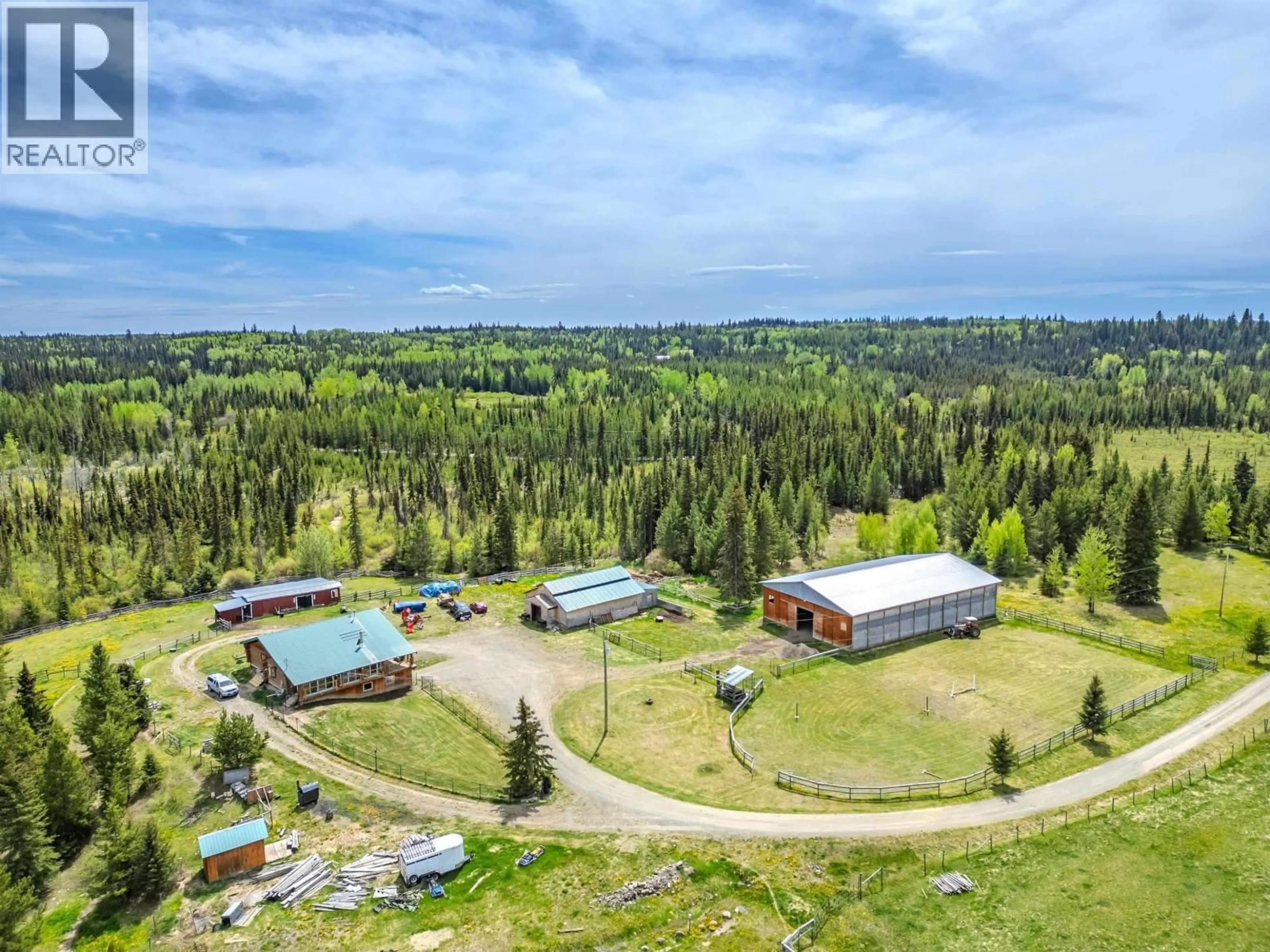 A pic from outside/outdoor area/front of a property/back of a property/a pic from drone, mountain view for 7181 SHERIDAN LAKE ROAD, Lone Butte British Columbia V0K1X1
