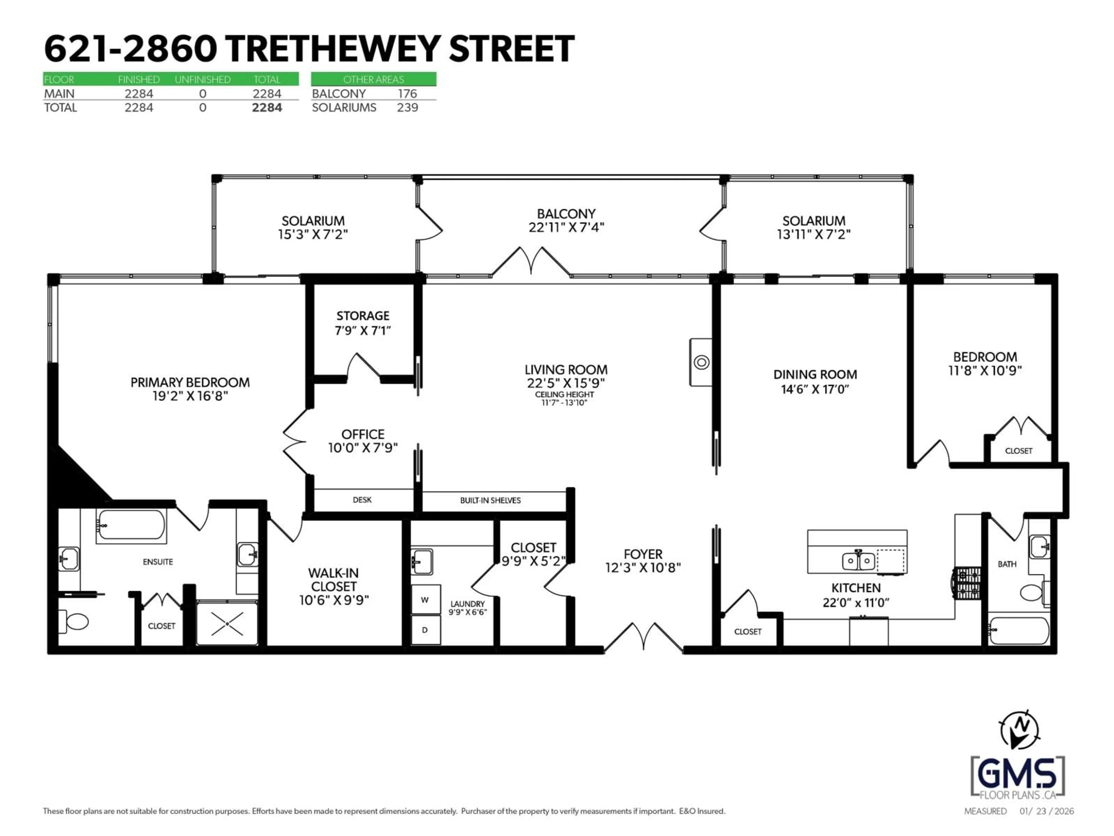 Floor plan for 621 - 2860 TRETHEWEY STREET, Abbotsford British Columbia V2T0G5