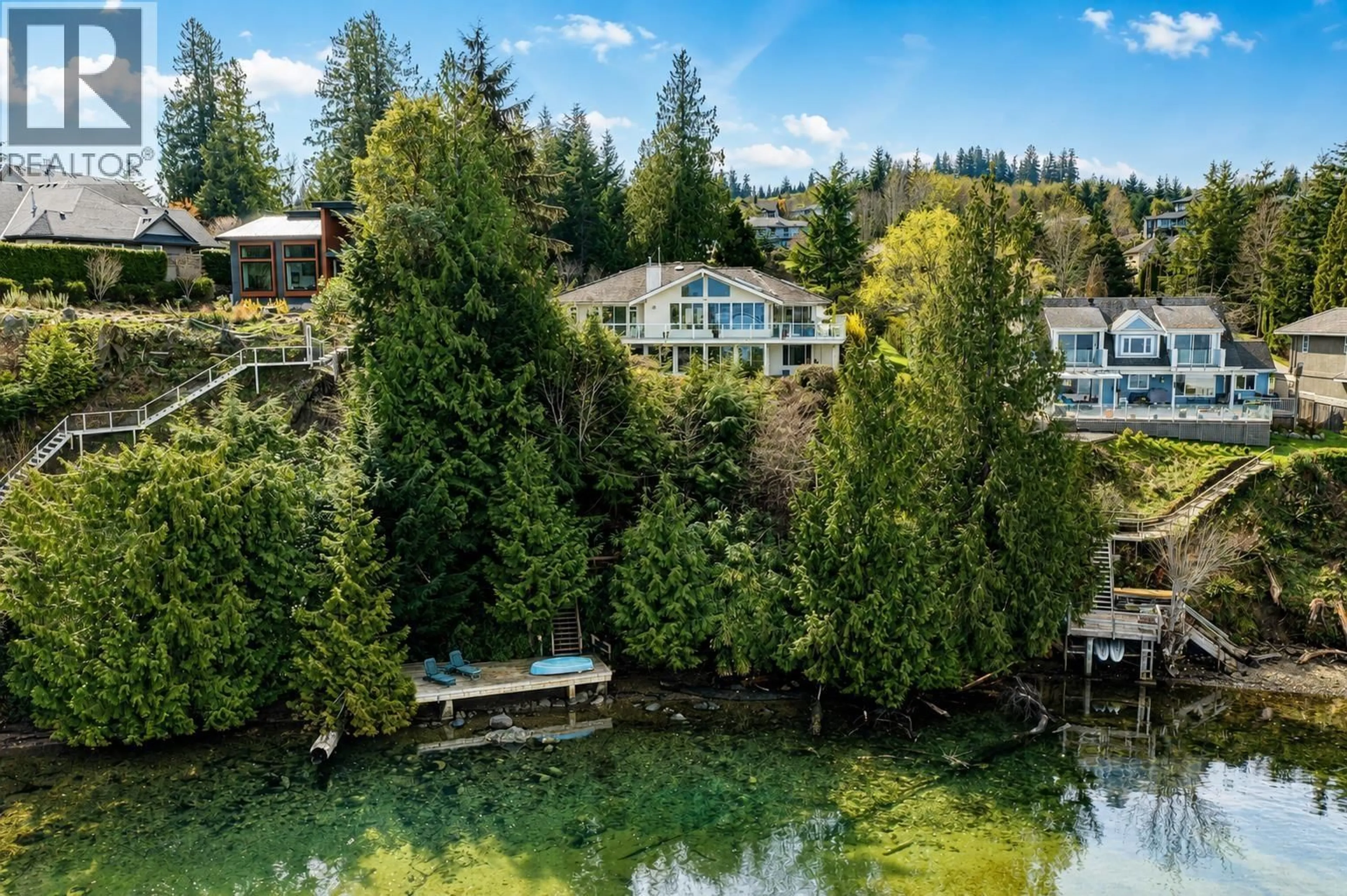 A pic from outside/outdoor area/front of a property/back of a property/a pic from drone, water/lake/river/ocean view for 6484 GALE AVENUE, Sechelt British Columbia V7Z0L1
