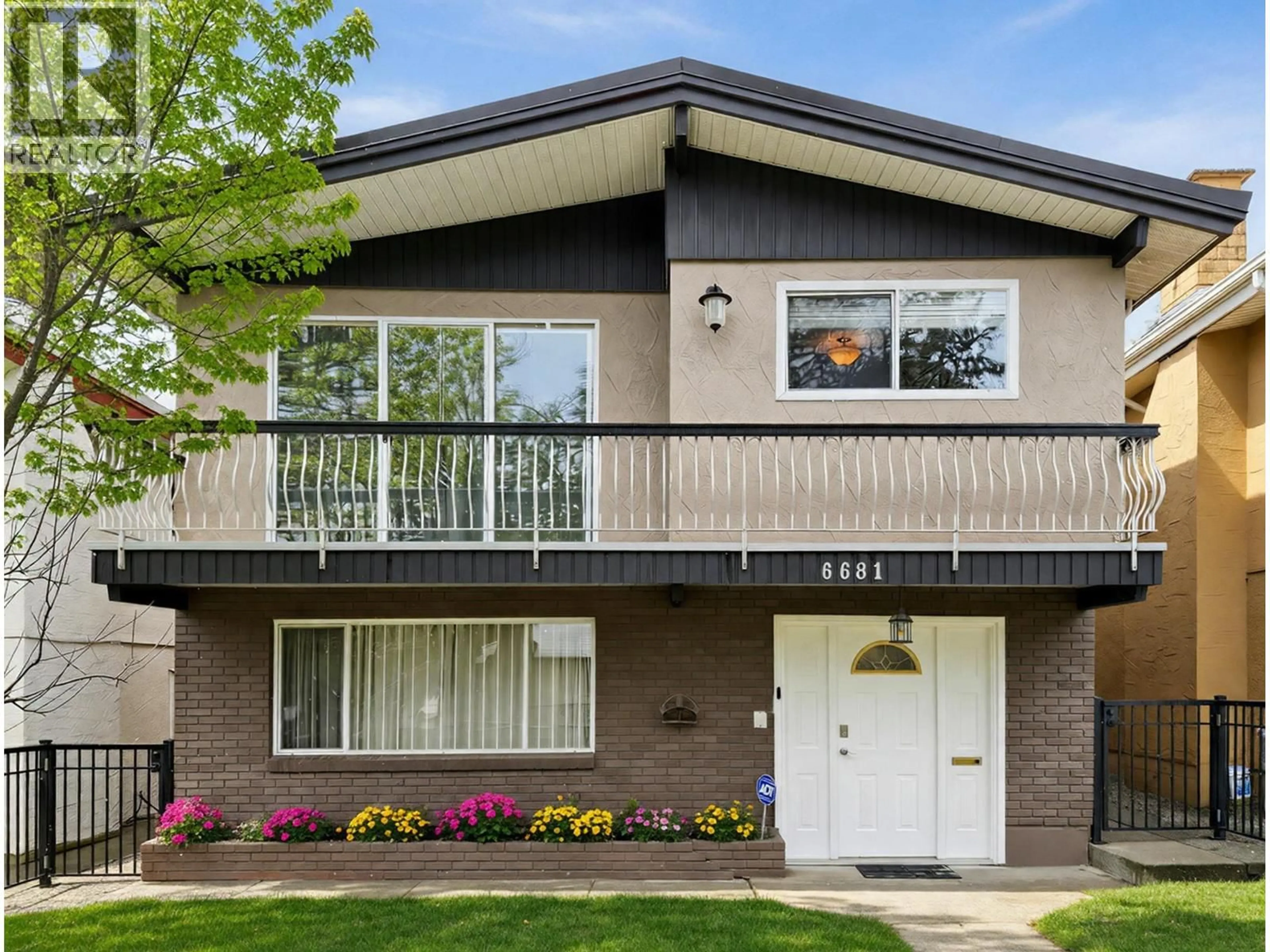 Home with brick exterior material, street for 6681 SHERBROOKE STREET, Vancouver British Columbia V5X4C8