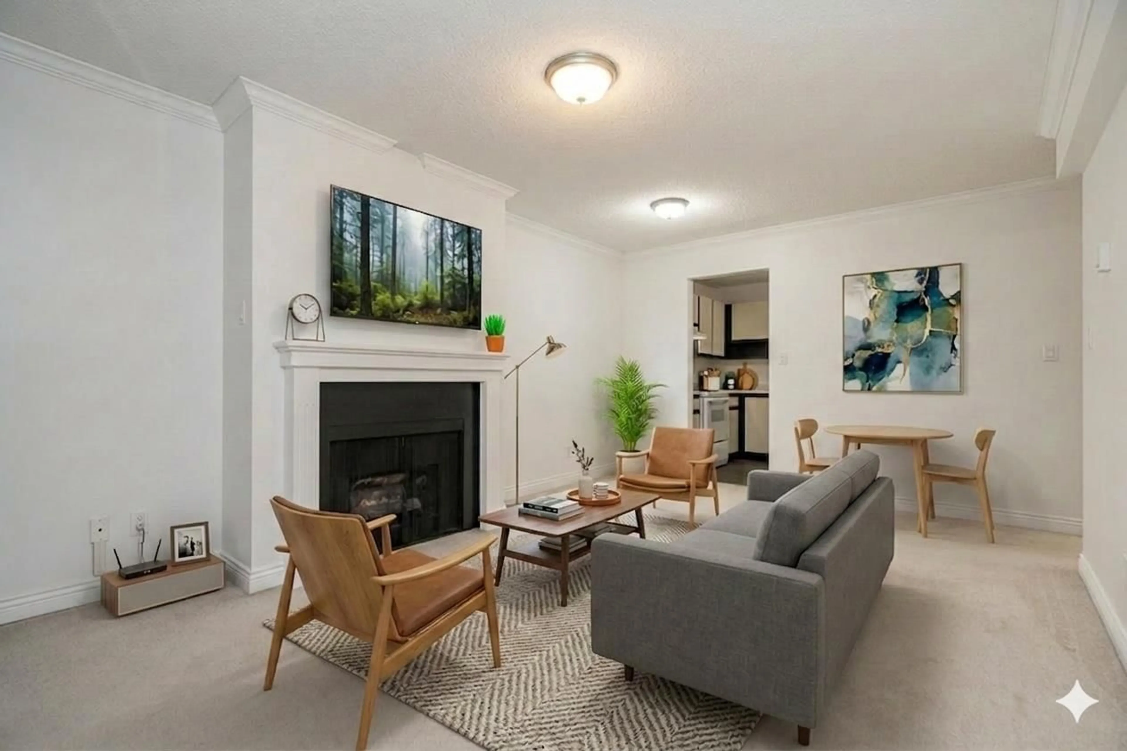 Living room with furniture, unknown for 205 - 13364 102 AVENUE, Surrey British Columbia V5T5L8