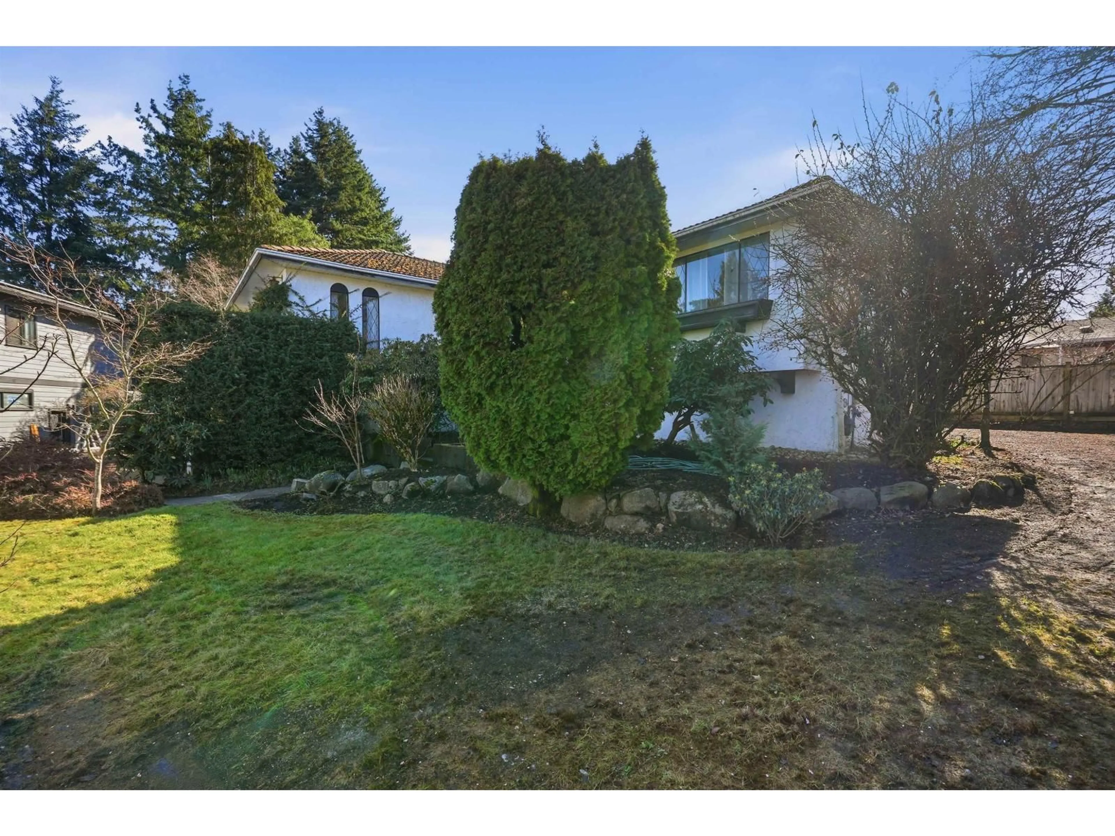 A pic from outside/outdoor area/front of a property/back of a property/a pic from drone, street for 8841 DELMONTE CRESCENT, Delta British Columbia V4C4A8