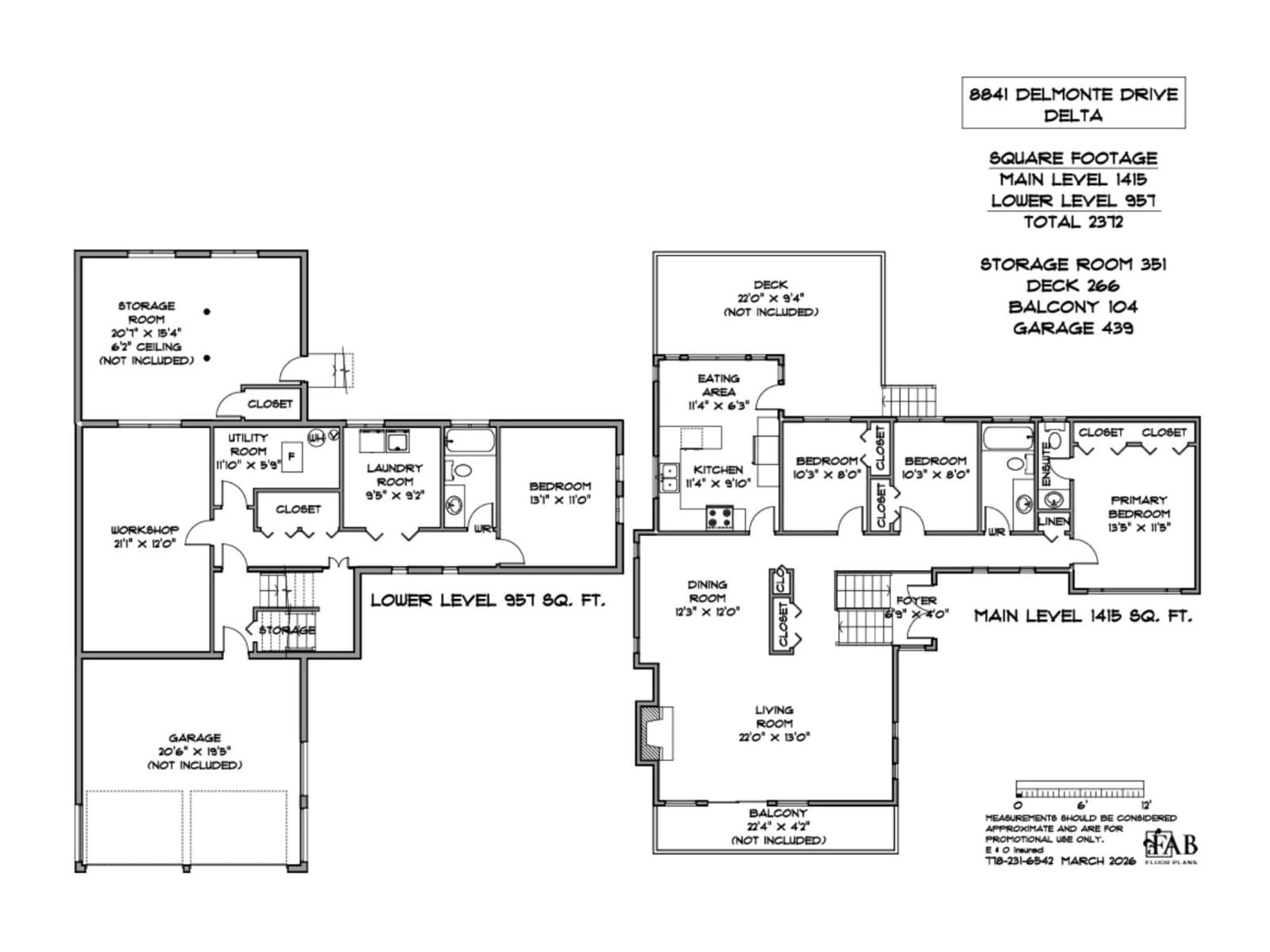 Floor plan for 8841 DELMONTE CRESCENT, Delta British Columbia V4C4A8