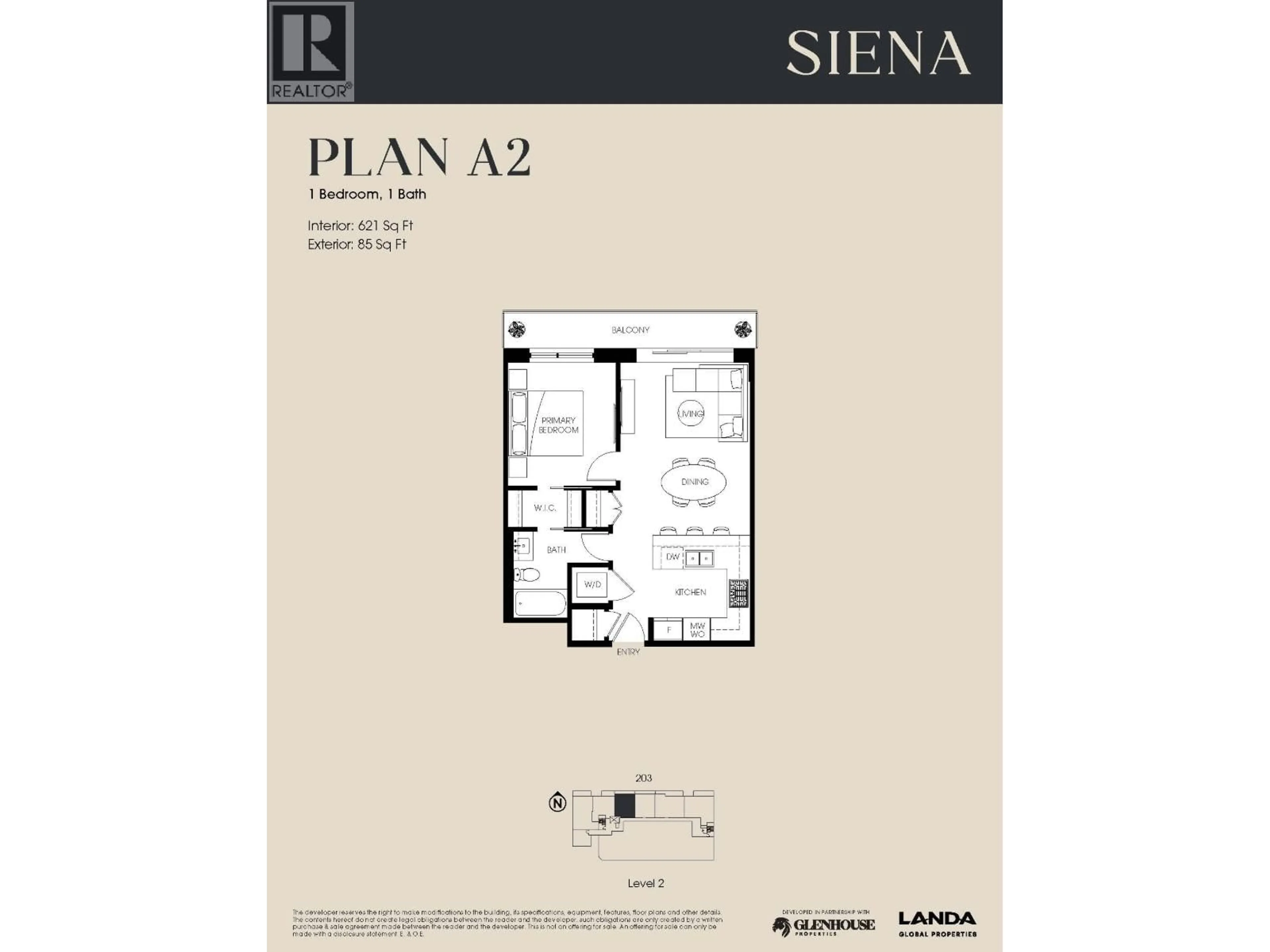 Floor plan for 203 - 4451 HASTINGS STREET, Burnaby British Columbia V5C0L6