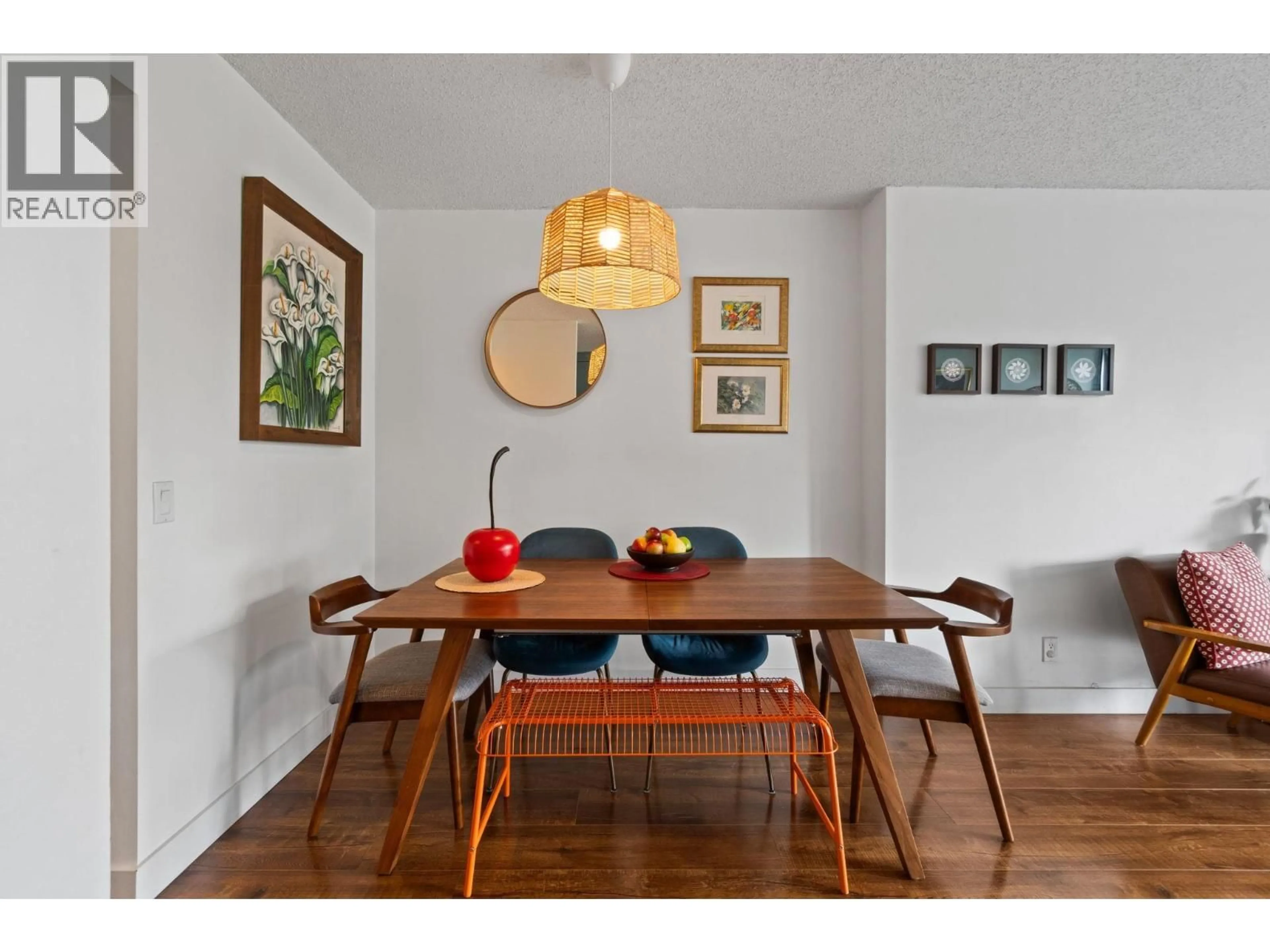 Dining room, wood/laminate floor for 607 - 3970 CARRIGAN COURT, Burnaby British Columbia V3N4S5