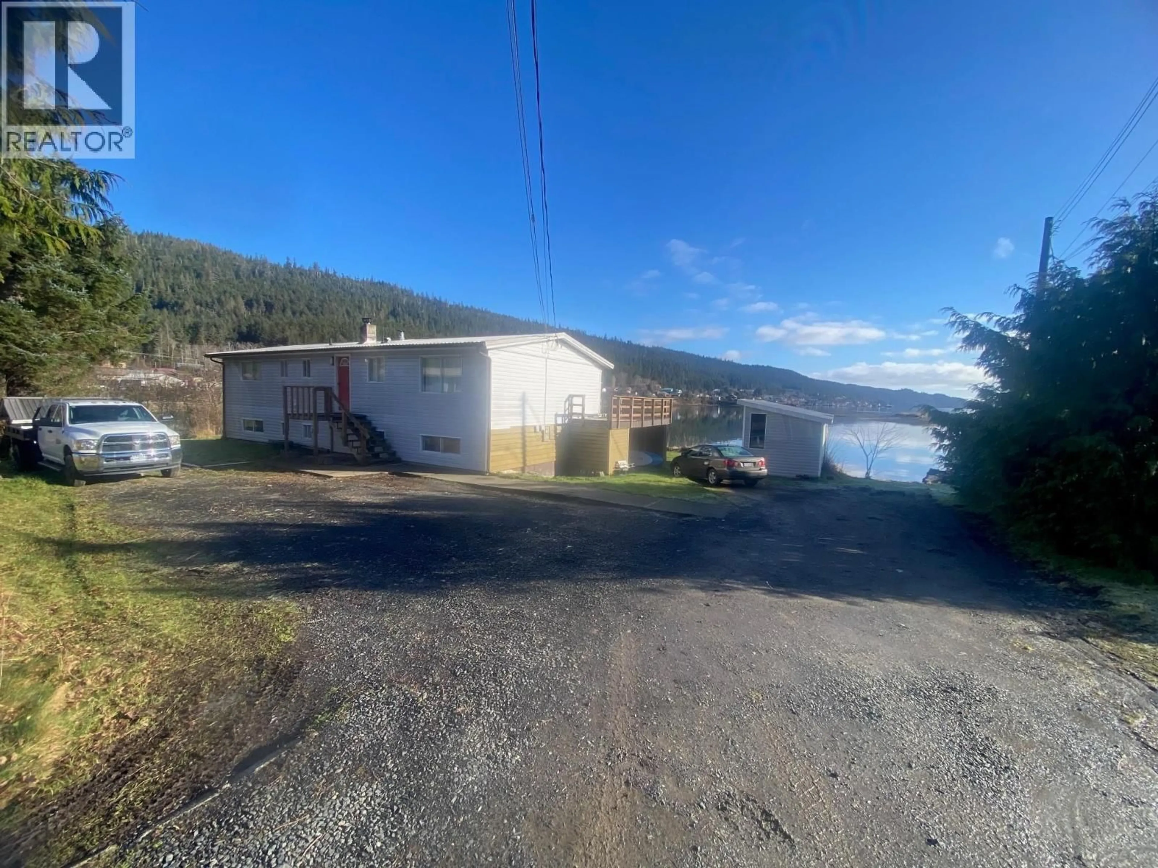 A pic from outside/outdoor area/front of a property/back of a property/a pic from drone, unknown for 614 5TH AVENUE, Daajing Giids City British Columbia V0T1S0