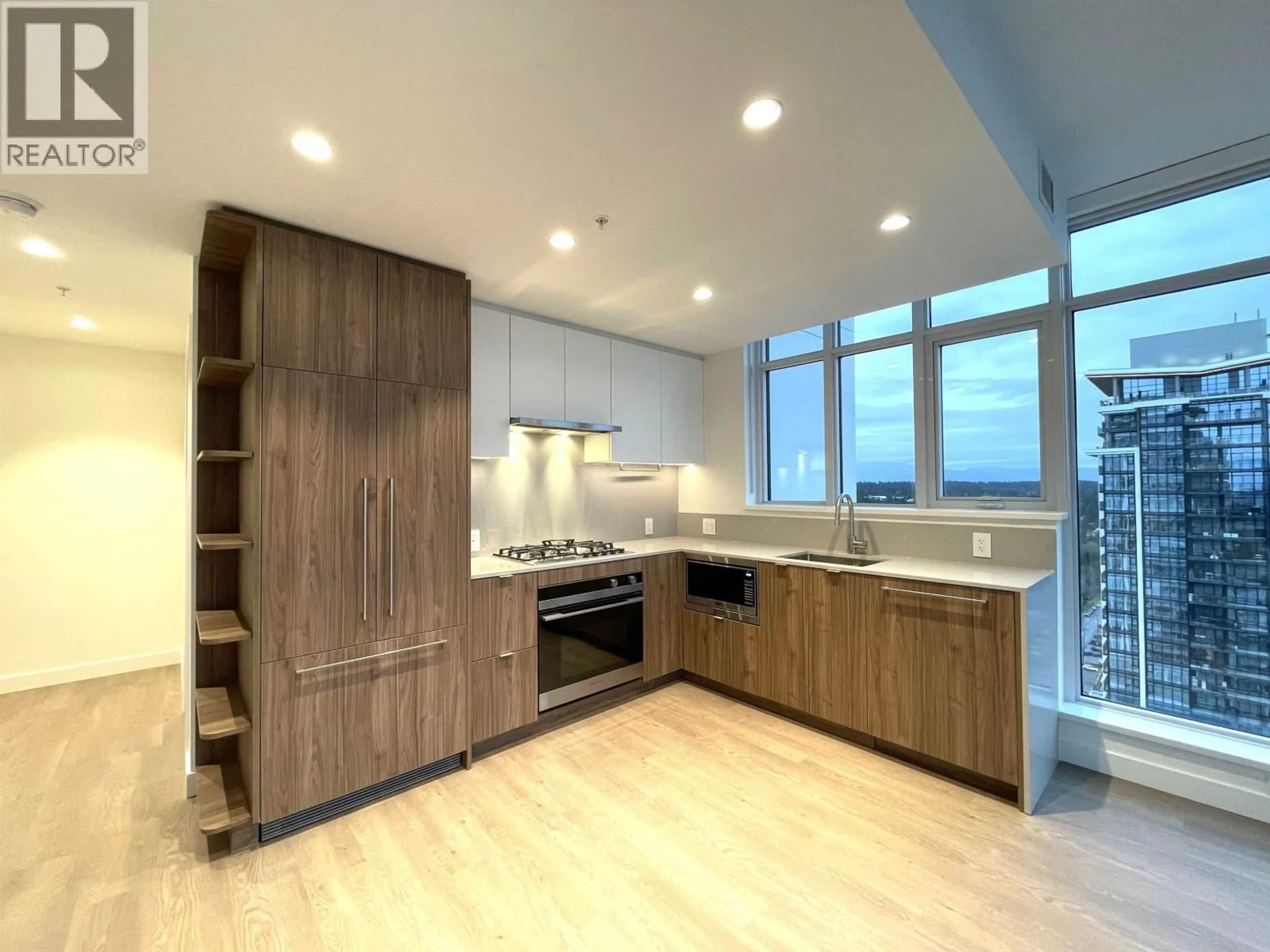 Open concept kitchen, wood/laminate floor for 2002 - 505 NELSON STREET, Coquitlam British Columbia V3K3P3