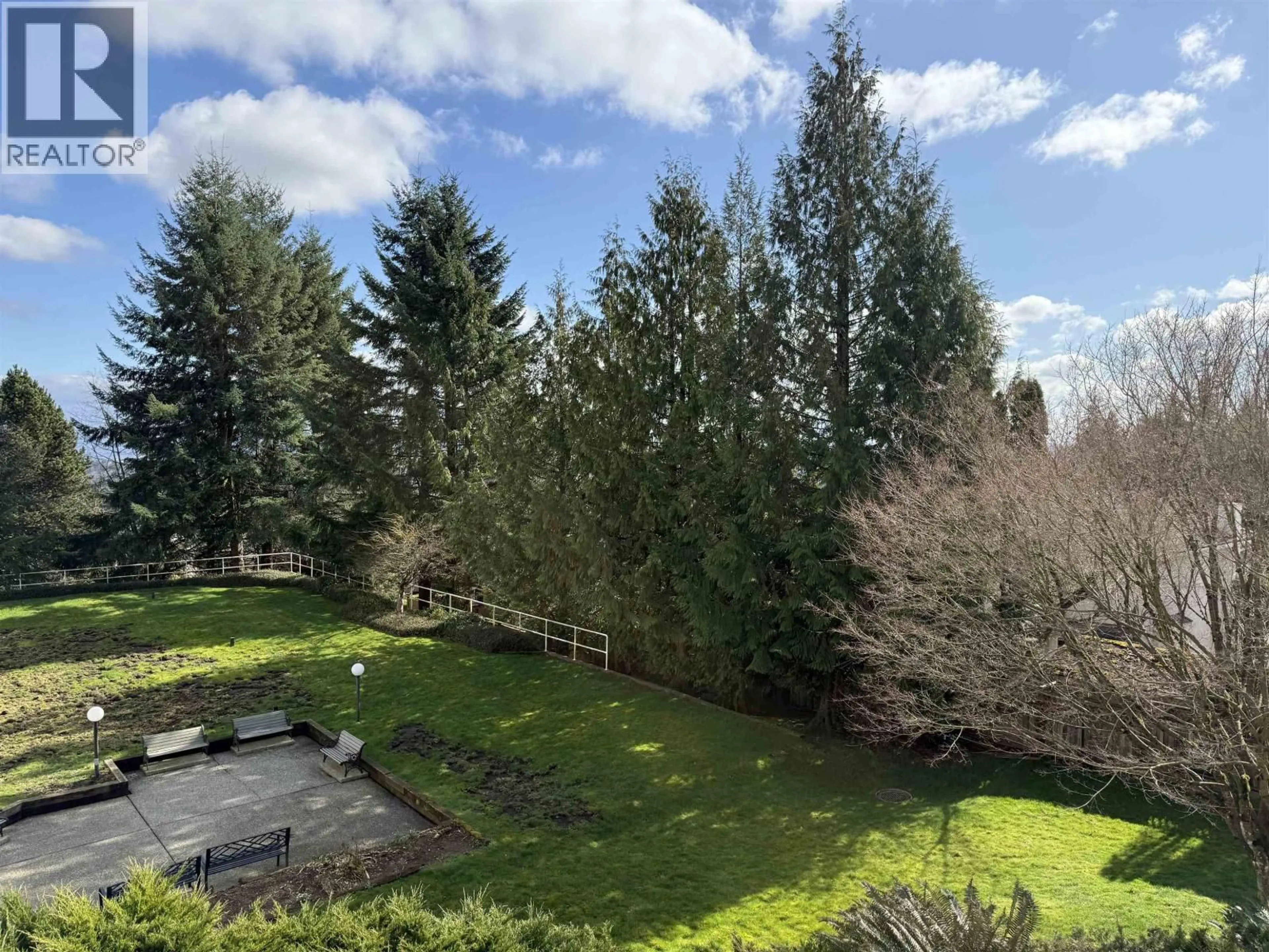 A pic from outside/outdoor area/front of a property/back of a property/a pic from drone, forest/trees view for 309 - 450 BROMLEY STREET, Coquitlam British Columbia V3K6S5