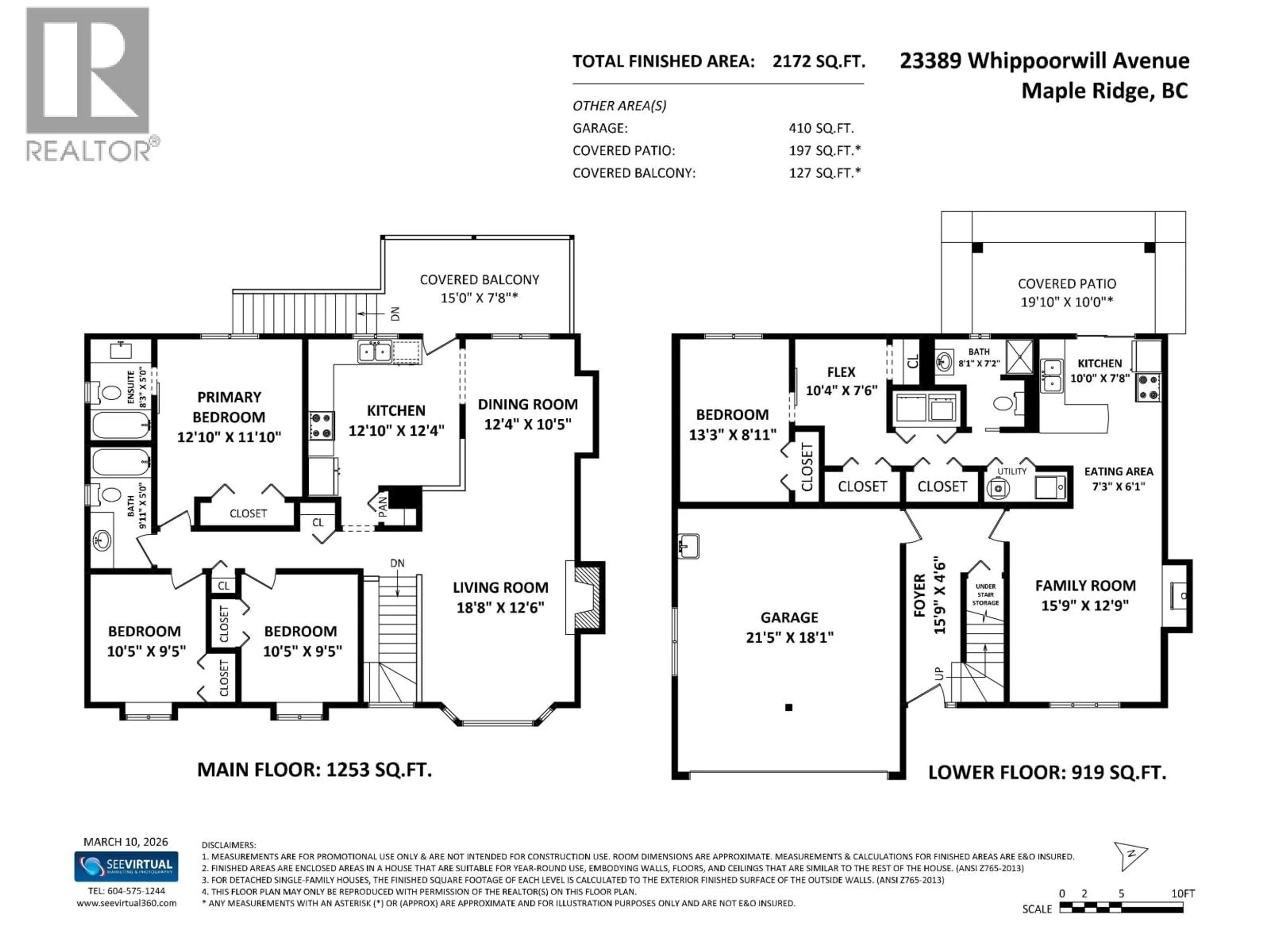 Floor plan for 23389 WHIPPOORWILL AVENUE, Maple Ridge British Columbia V2X9L8