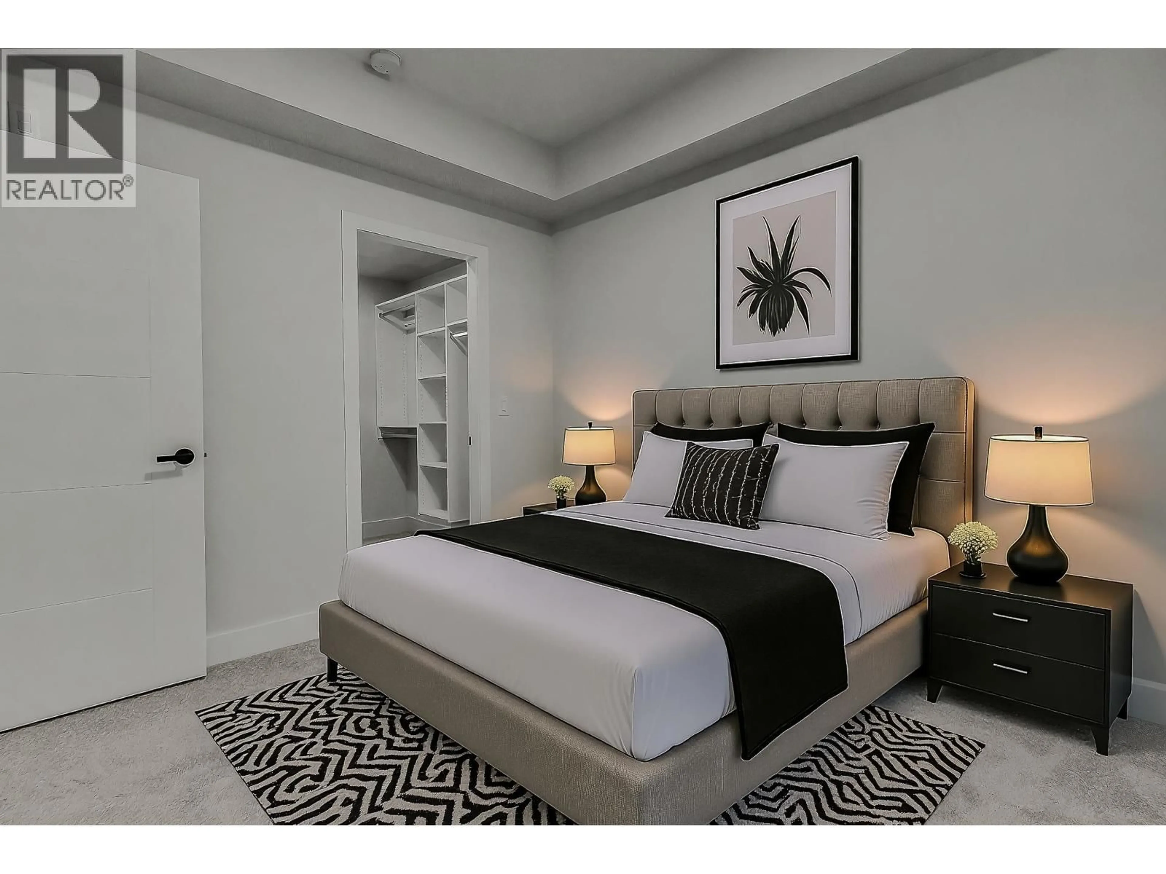 Bedroom with bed, carpet floor for 227 - 11655 FRASER STREET, Maple Ridge British Columbia V2X6W9