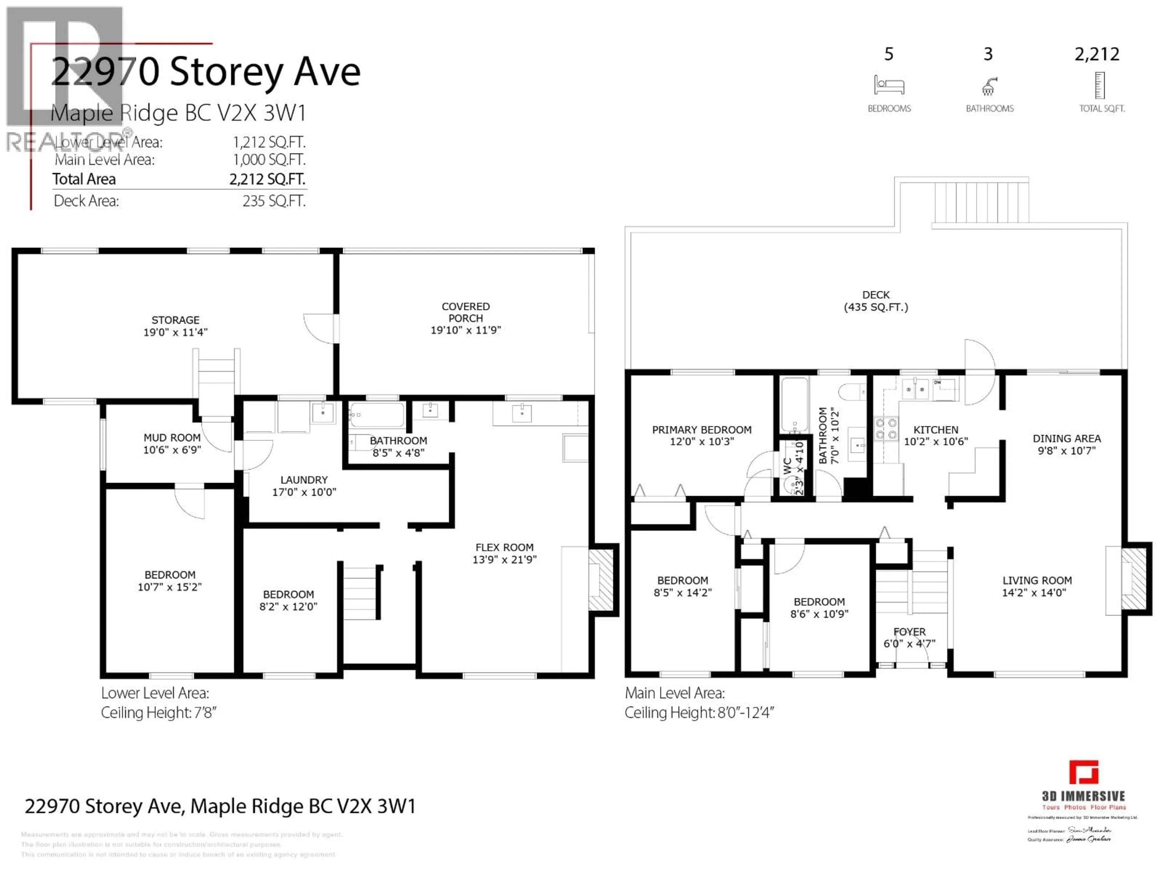Floor plan for 22970 STOREY AVENUE, Maple Ridge British Columbia V2X3W1