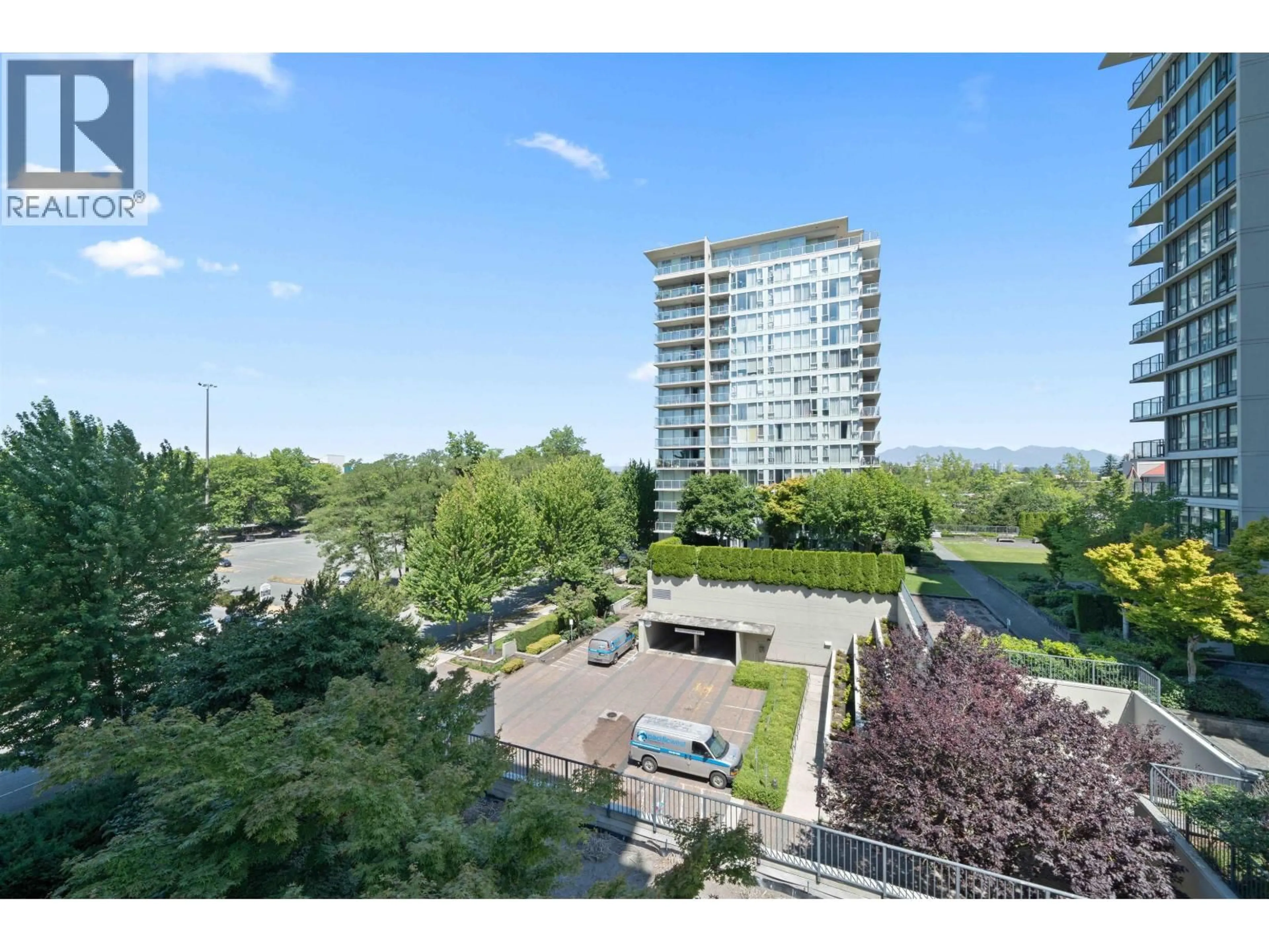 A pic from outside/outdoor area/front of a property/back of a property/a pic from drone, city buildings view from balcony for 1202 - 5088 KWANTLEN STREET, Richmond British Columbia V6X4K5