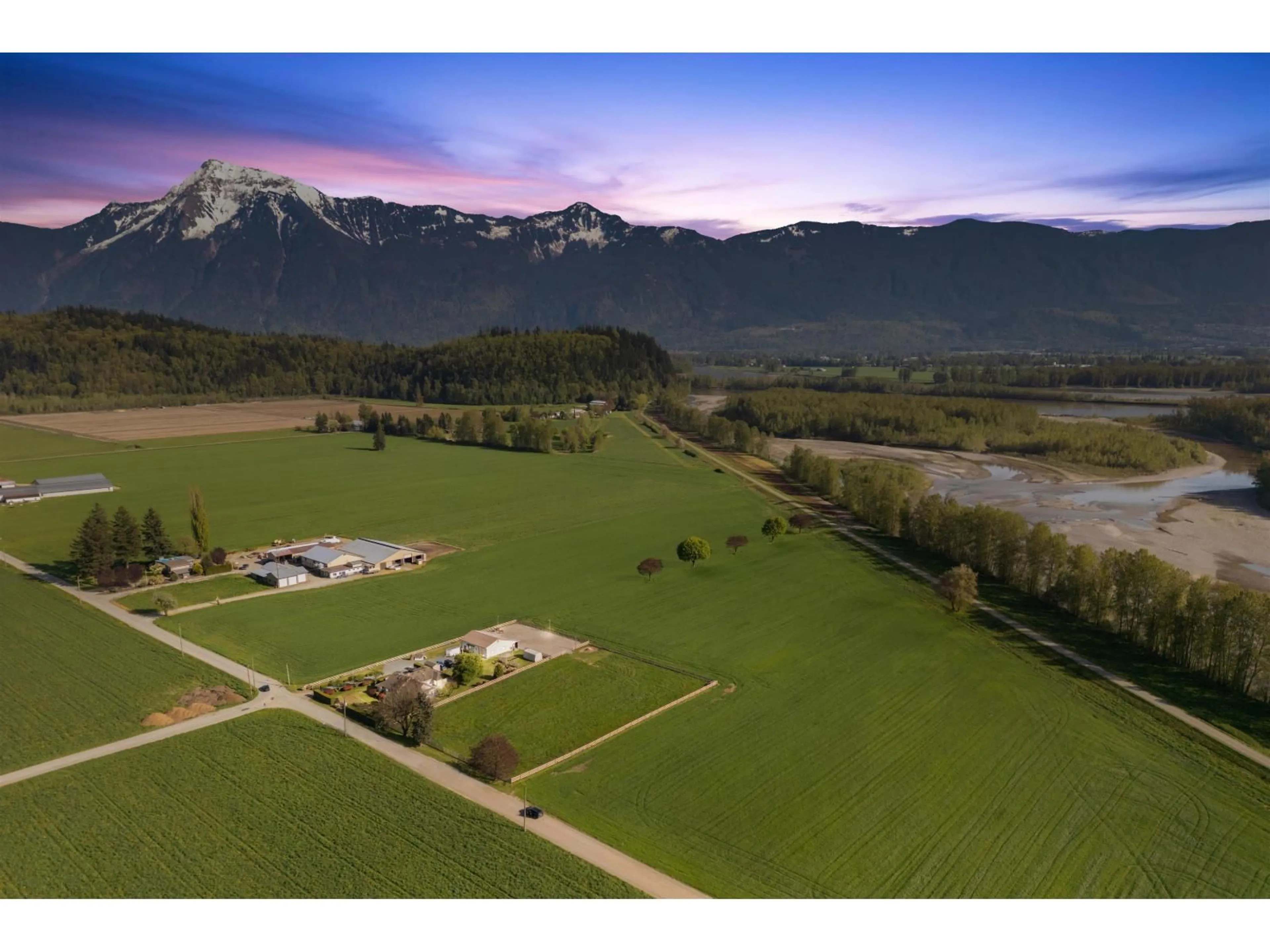 A pic from outside/outdoor area/front of a property/back of a property/a pic from drone, mountain view for 4982 LIMBERT ROAD, Agassiz British Columbia V0M1A3