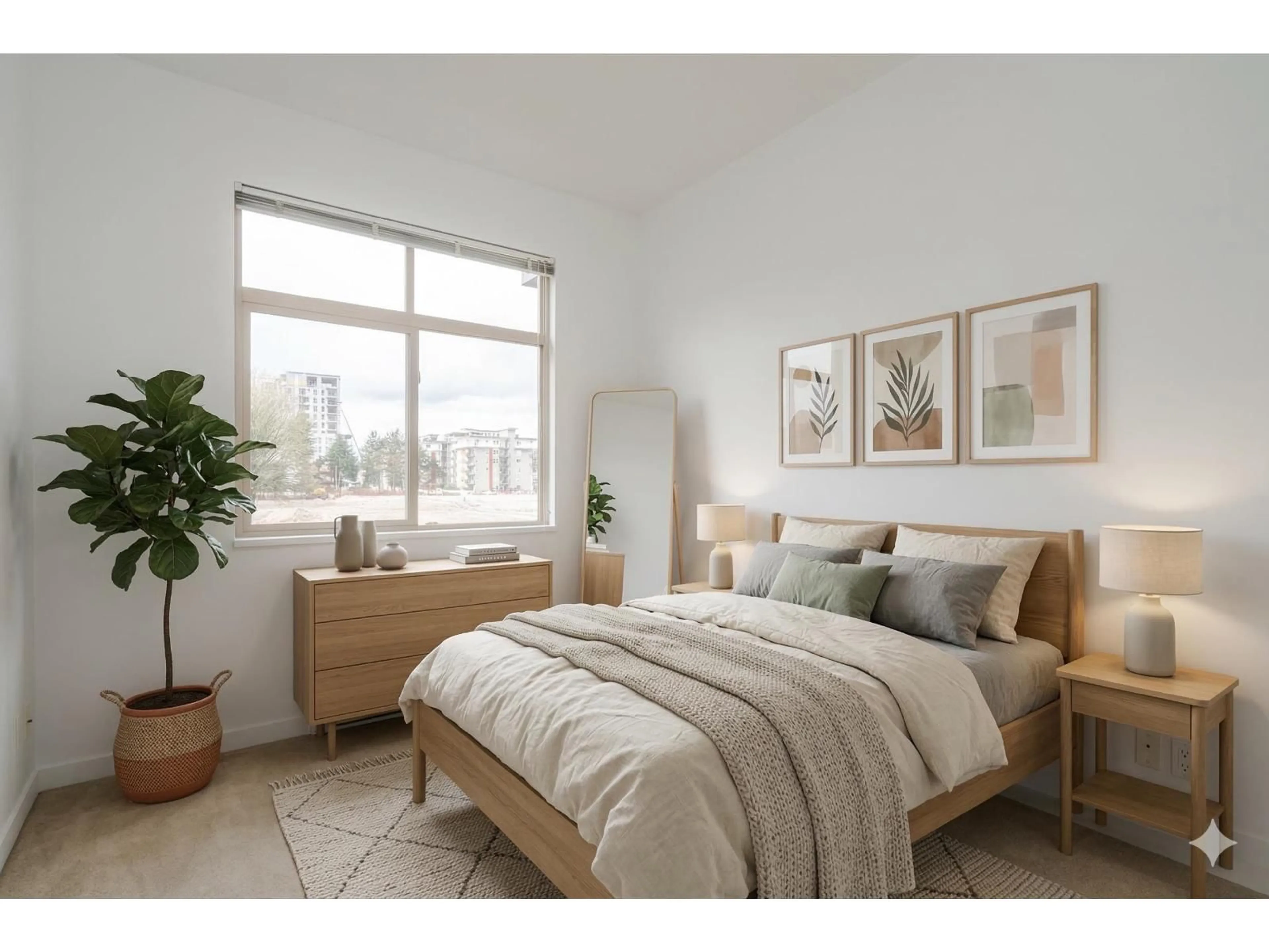 Bedroom with bed, unknown for 405 - 10455 UNIVERSITY DRIVE, Surrey British Columbia V3T0A5