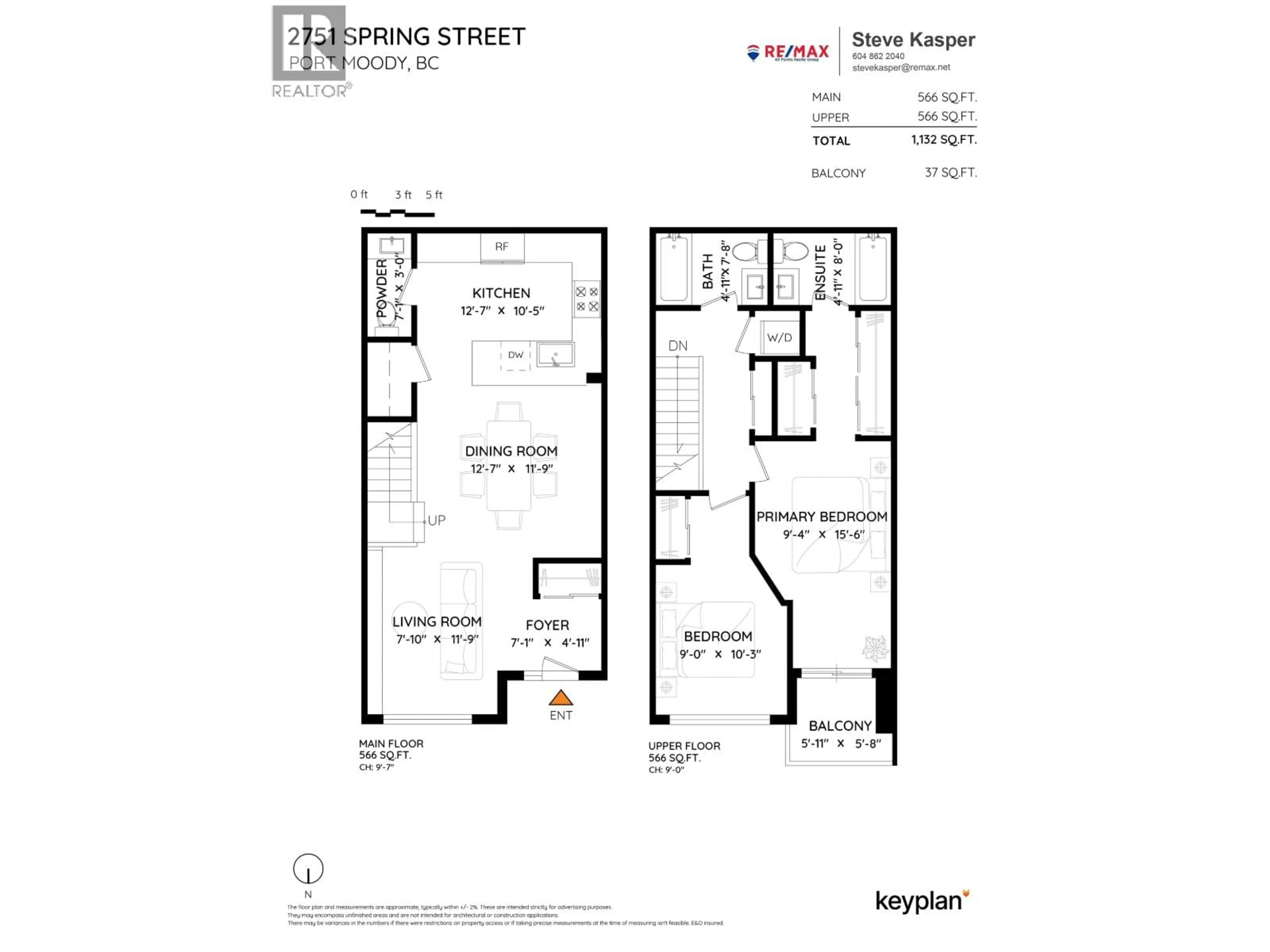Floor plan for 2751 SPRING STREET, Port Moody British Columbia V3H0H3