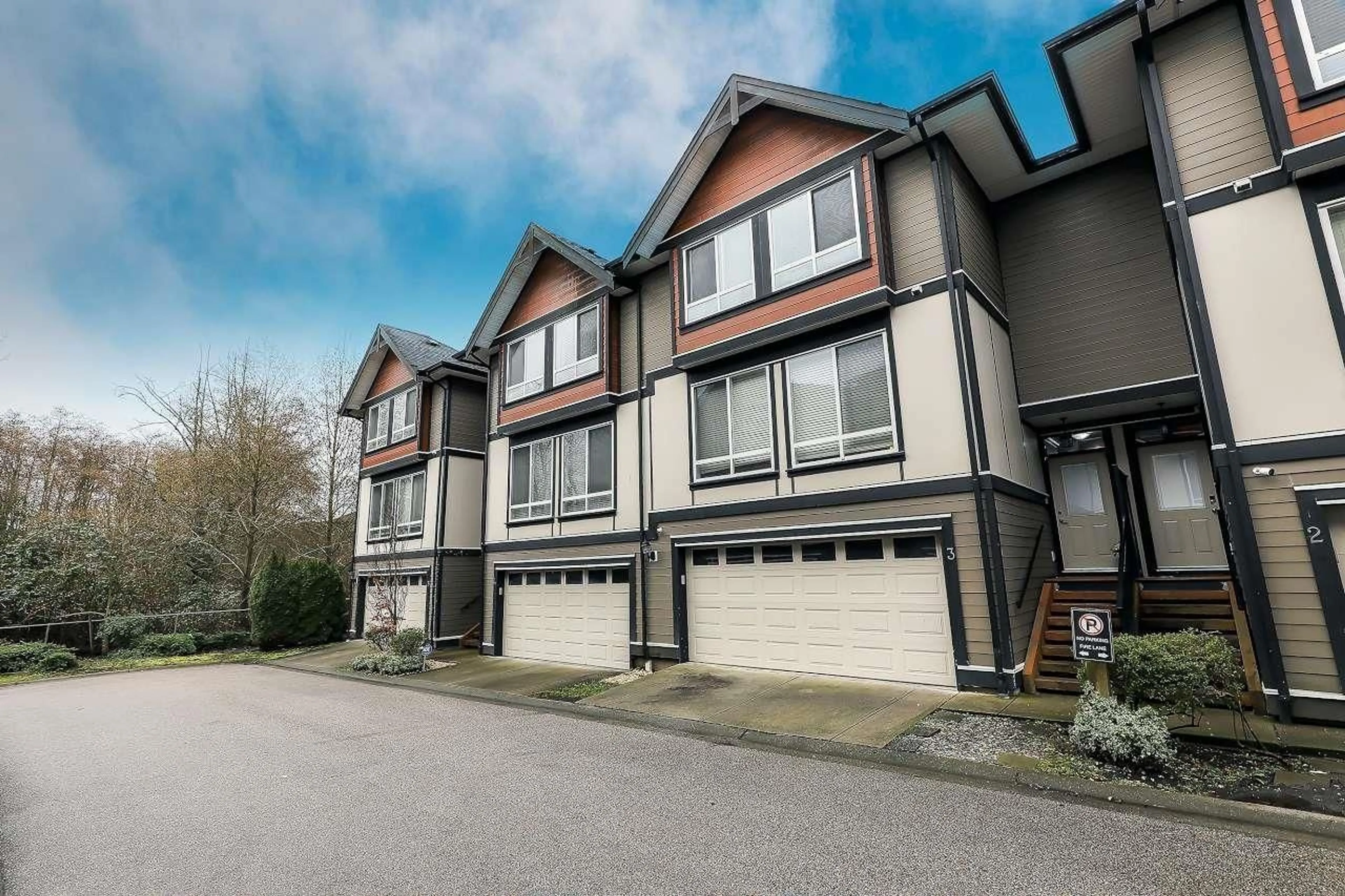 A pic from outside/outdoor area/front of a property/back of a property/a pic from drone, street for 3 - 6378 142 STREET, Surrey British Columbia V3X1B8