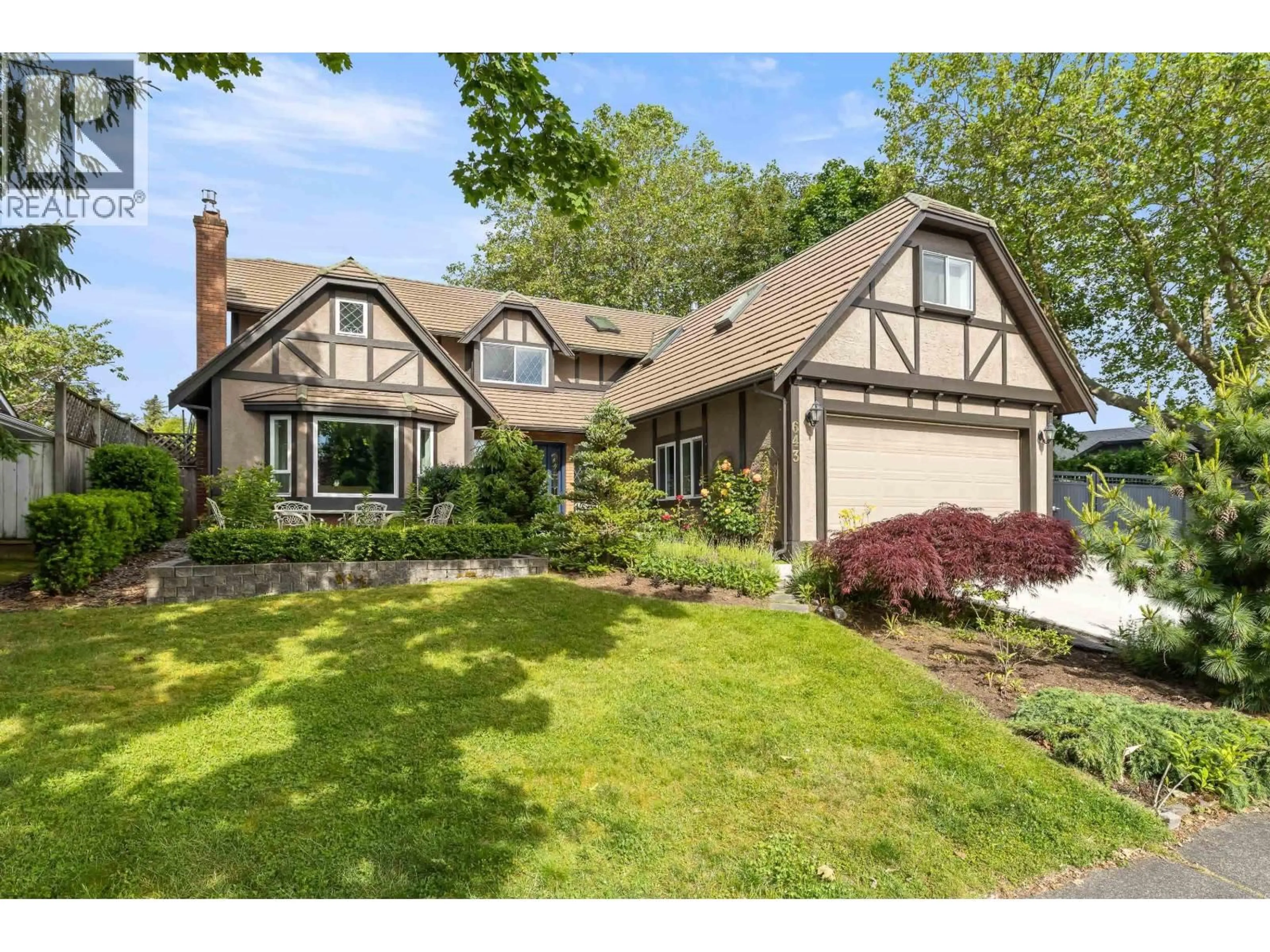 Home with vinyl exterior material, street for 643 GOLDENROD BOULEVARD, Delta British Columbia V4L2H2