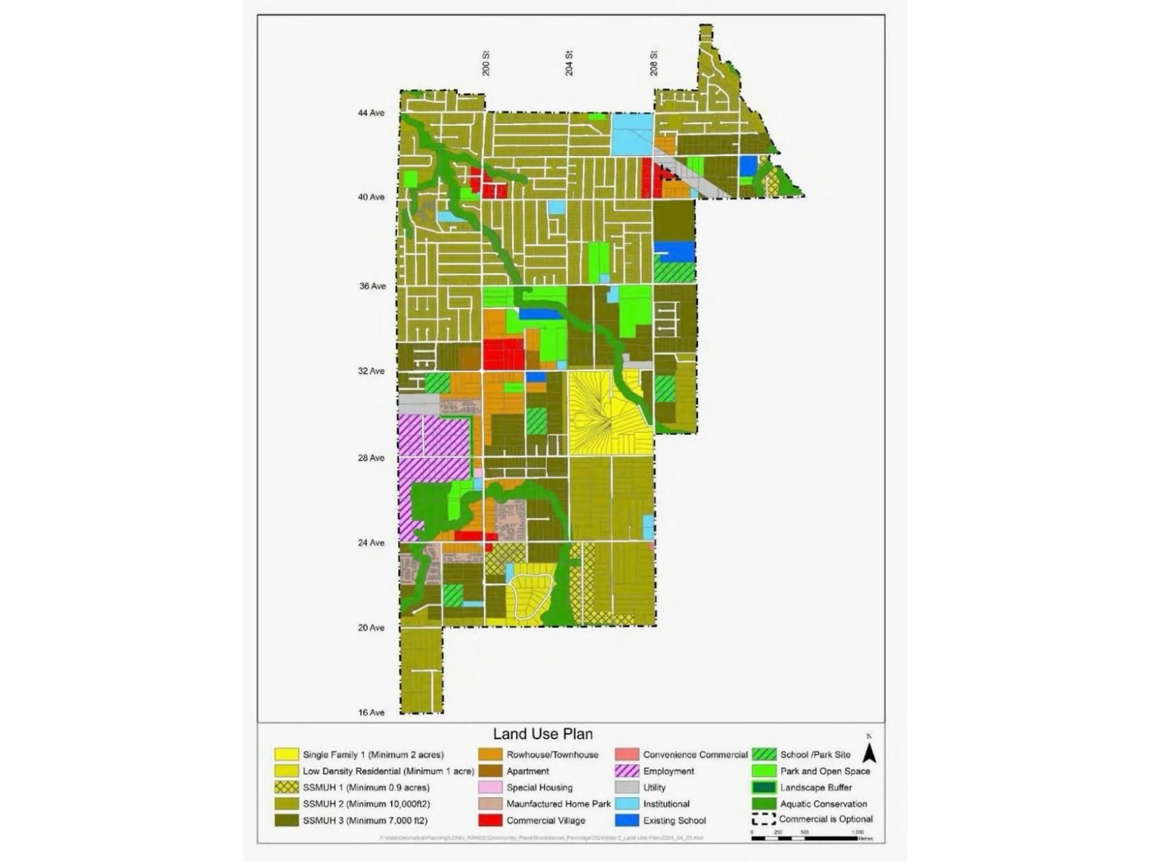 Picture of a map for 2618 206 STREET, Langley British Columbia V2Z2C2