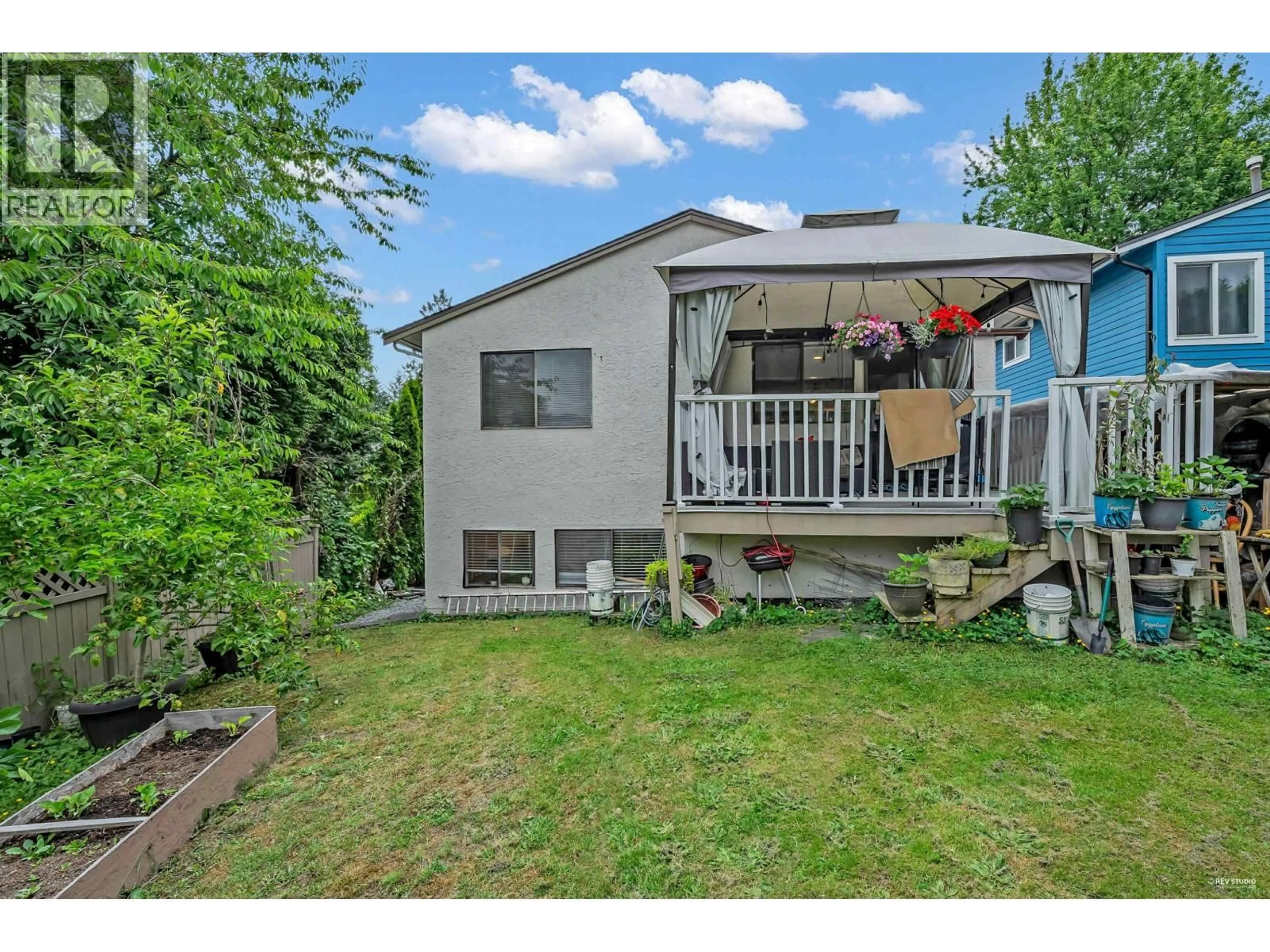 A pic from outside/outdoor area/front of a property/back of a property/a pic from drone, unknown for 1112 HANSARD CRESCENT, Coquitlam British Columbia V3C4W7