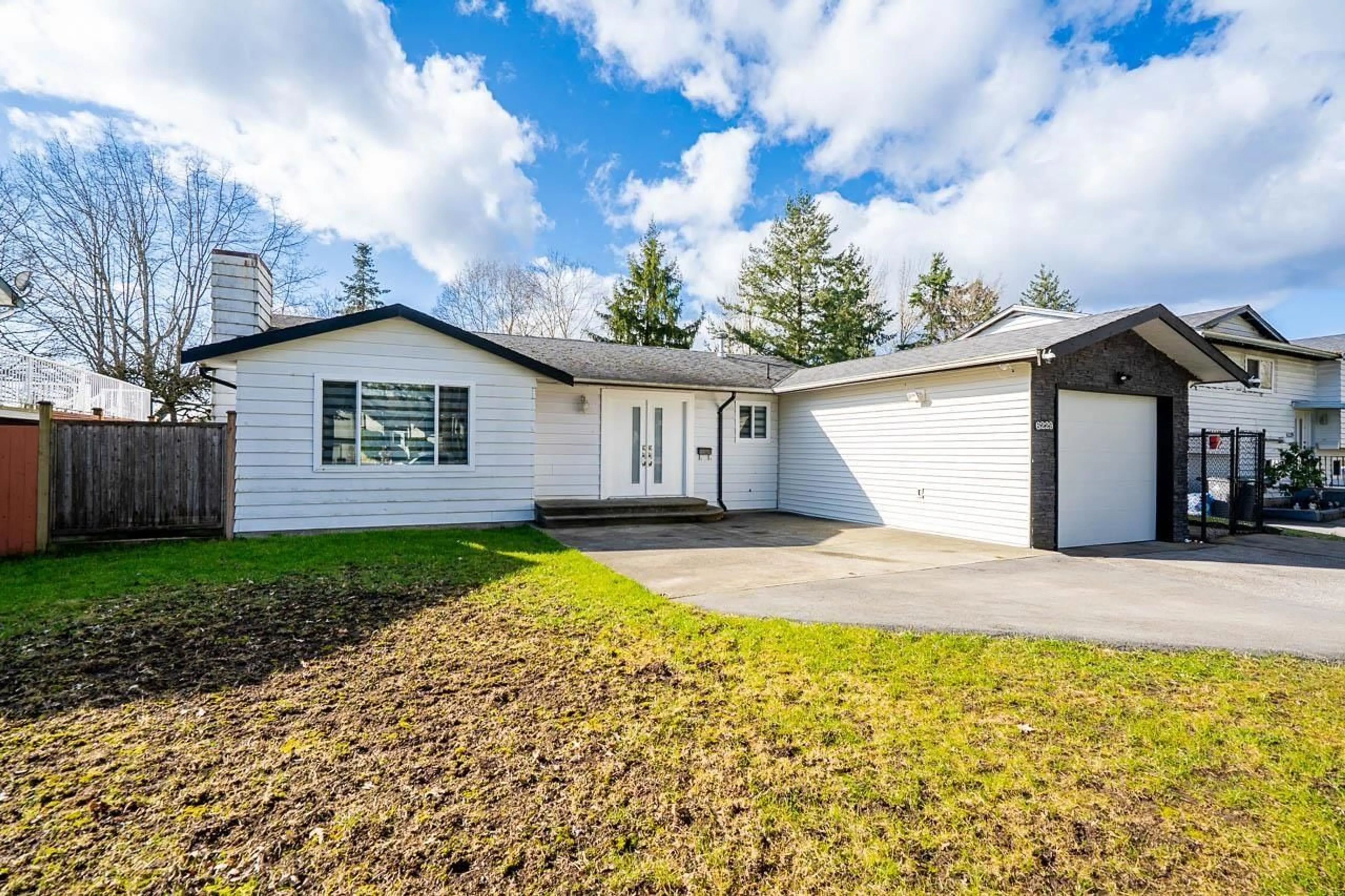 Home with vinyl exterior material, street for 6229 174B STREET, Surrey British Columbia V3S5K8