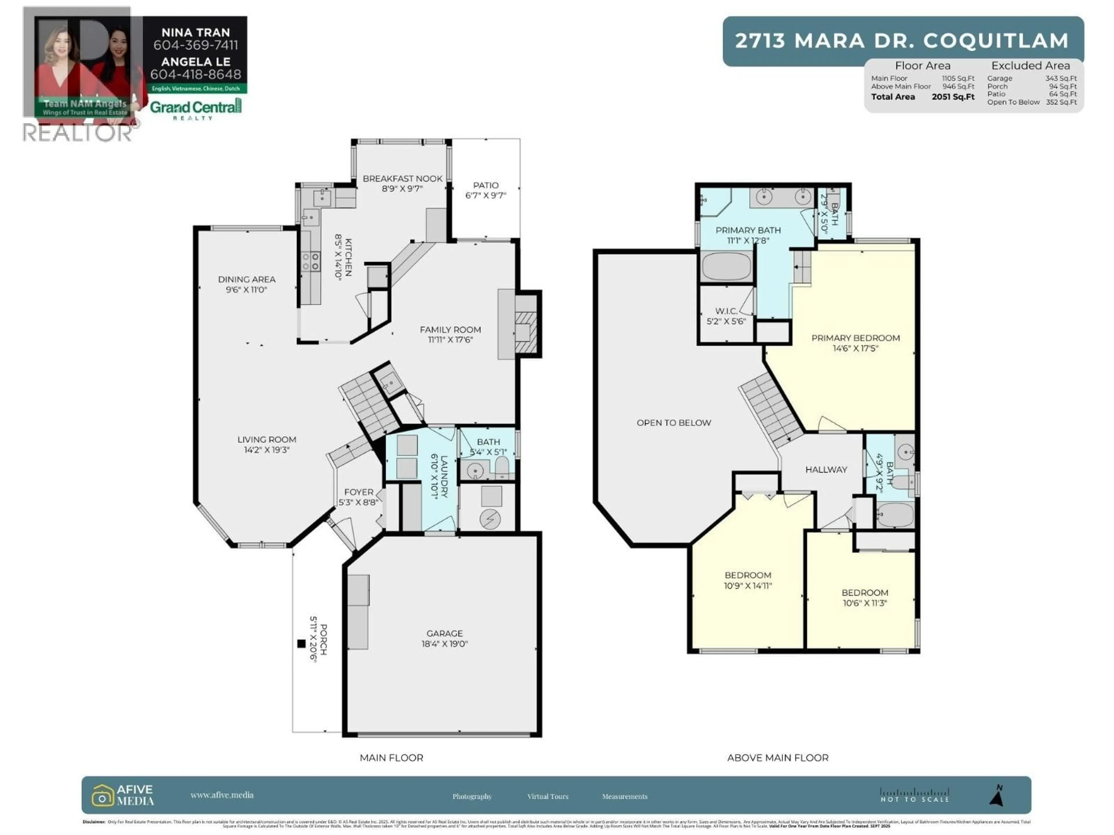 Floor plan for 2713 MARA DRIVE, Coquitlam British Columbia V3C5L6
