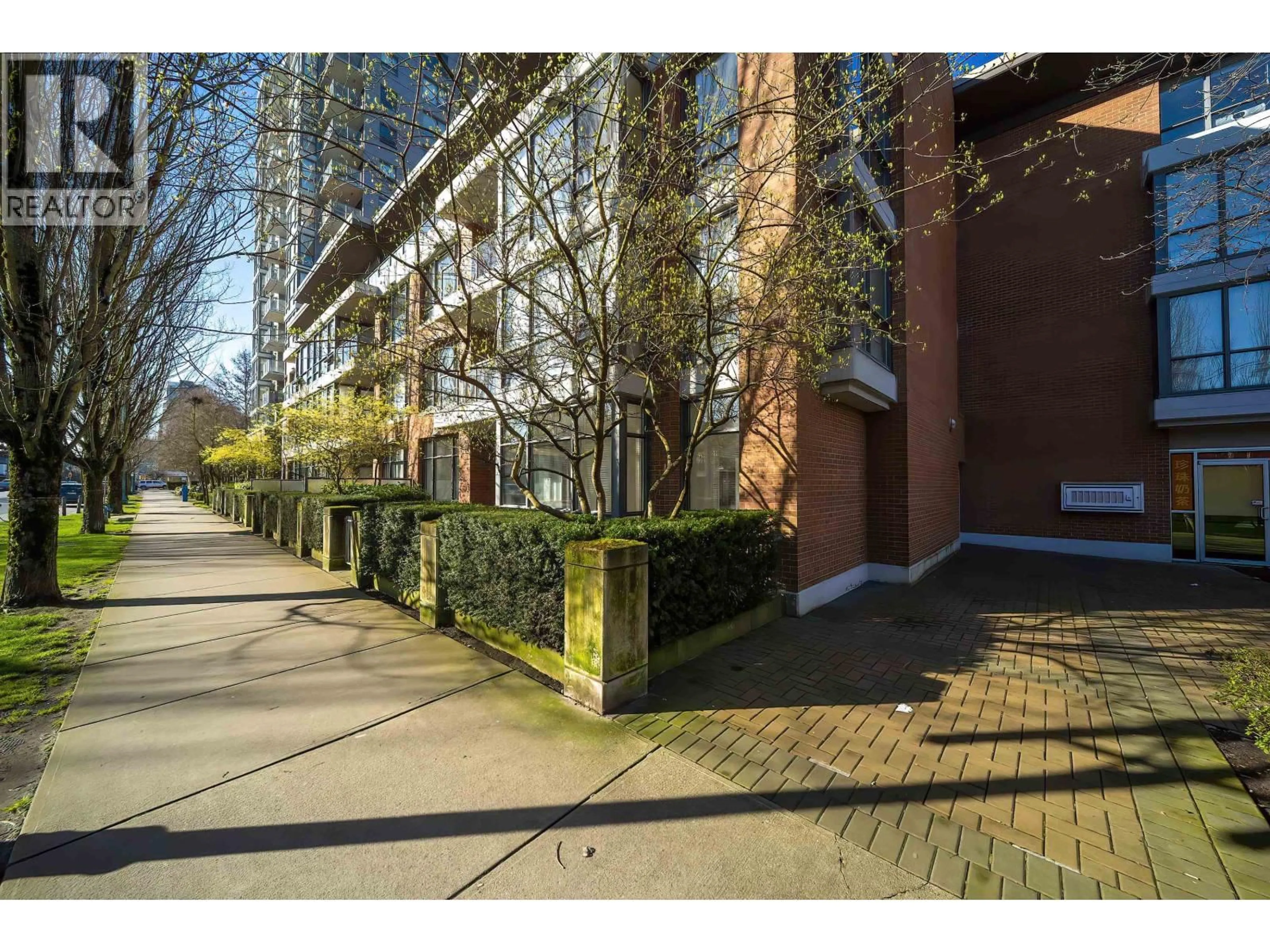 A pic from outside/outdoor area/front of a property/back of a property/a pic from drone, street for 101 - 6331 BUSWELL STREET, Richmond British Columbia V6Y4H2