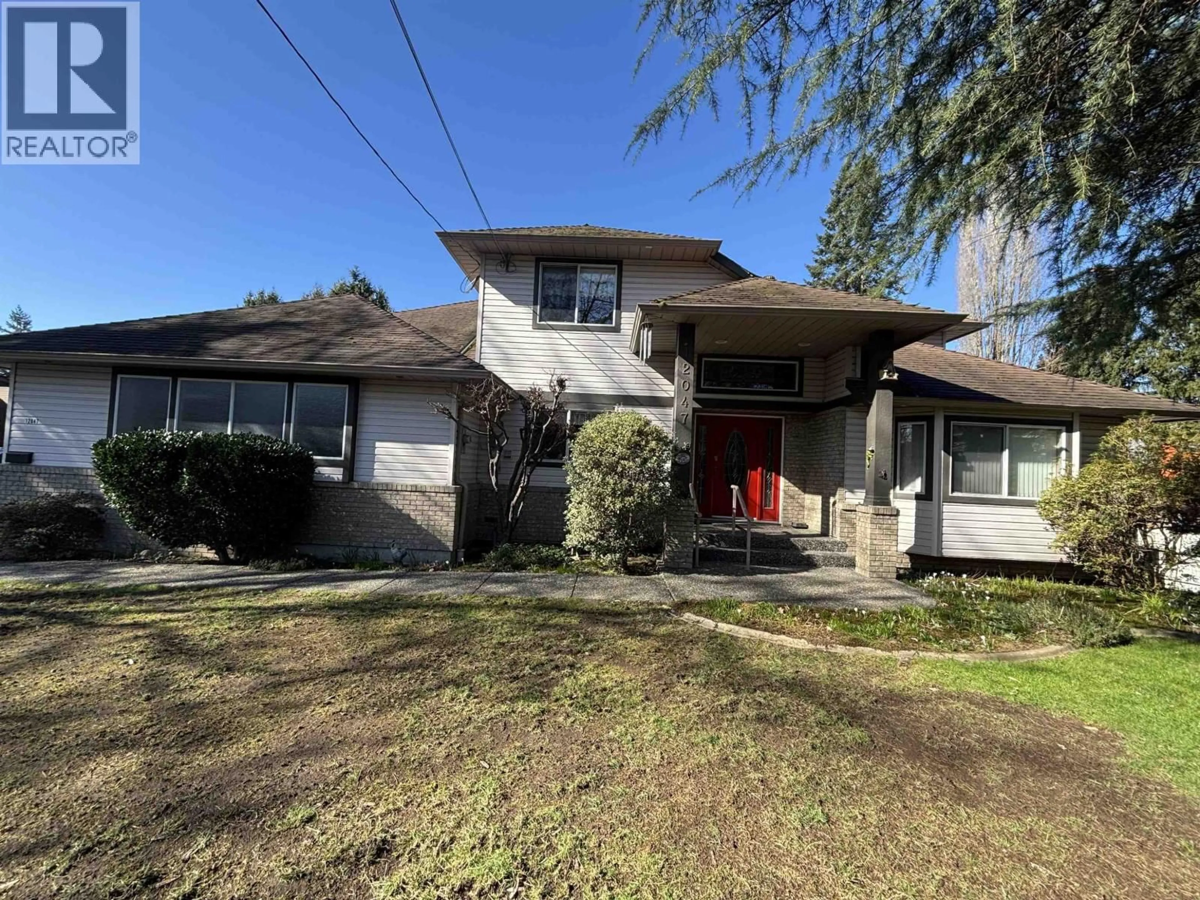 A pic from outside/outdoor area/front of a property/back of a property/a pic from drone, street for 12047 LAITY STREET, Maple Ridge British Columbia V2X5A7