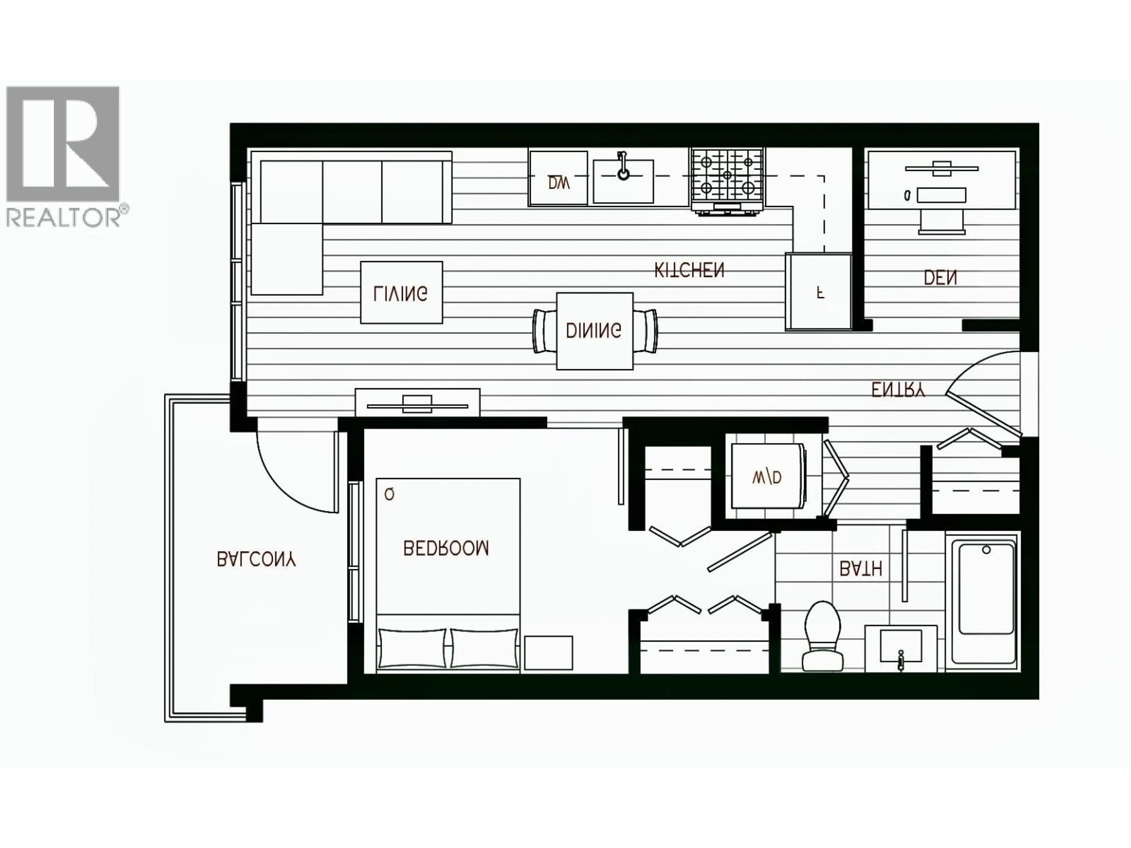 Floor plan for 514 - 723 GROVER AVENUE, Coquitlam British Columbia V3J0L9