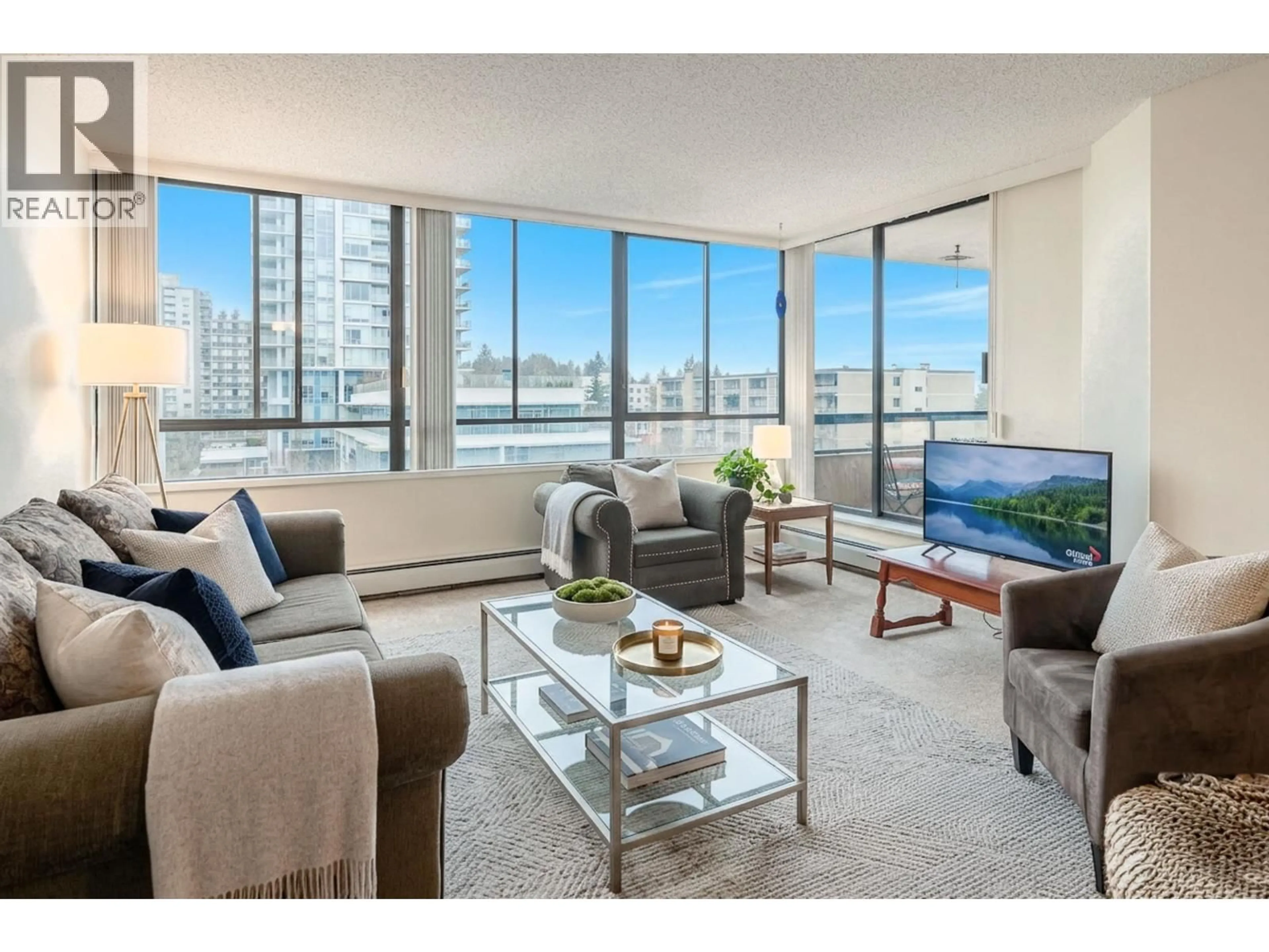 Living room with furniture, unknown for 708 - 460 WESTVIEW STREET, Coquitlam British Columbia V3K6C9