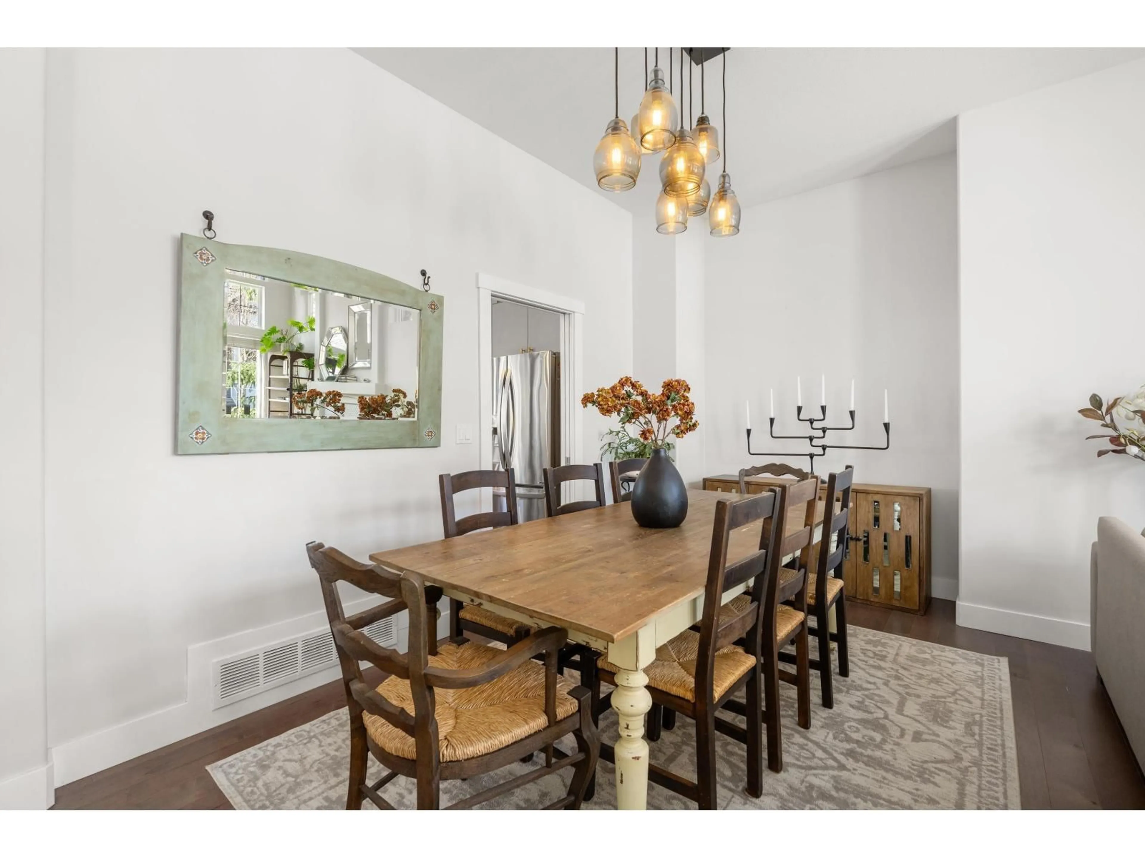 Dining room, wood/laminate floor for 3459 152B STREET, Surrey British Columbia V3S0M5