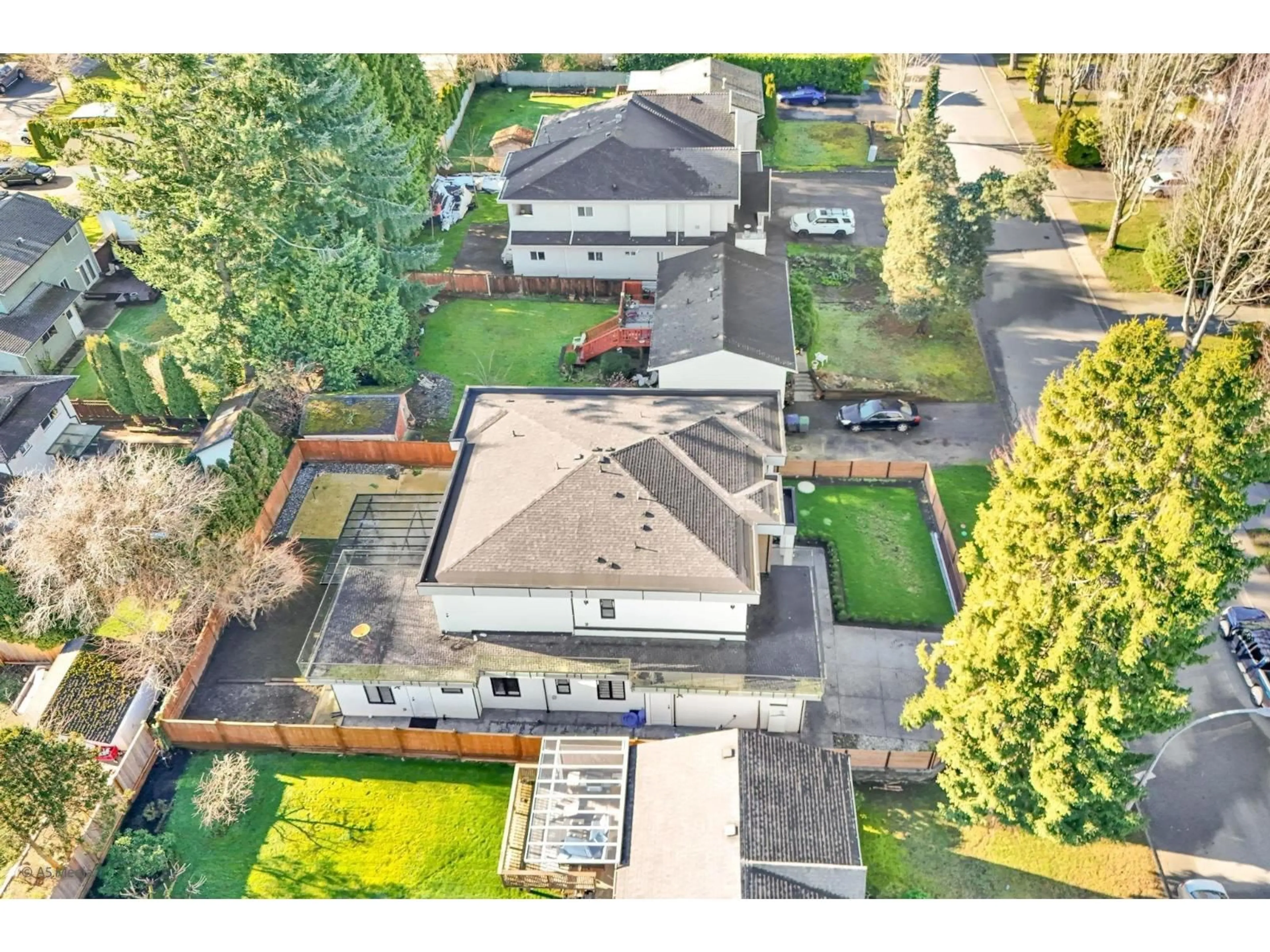 A pic from outside/outdoor area/front of a property/back of a property/a pic from drone, street for 15496 22 AVENUE, Surrey British Columbia V4A2C2