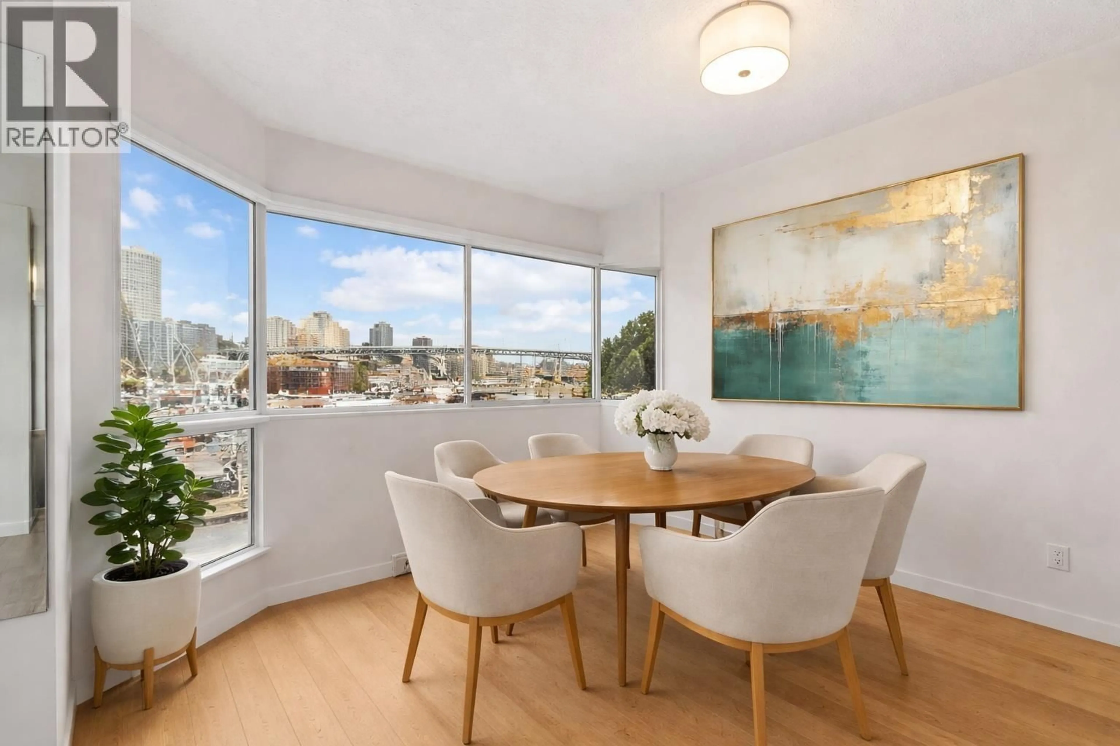 Dining room, wood/laminate floor for 406 - 1510 1ST AVENUE, Vancouver British Columbia V6J4S3