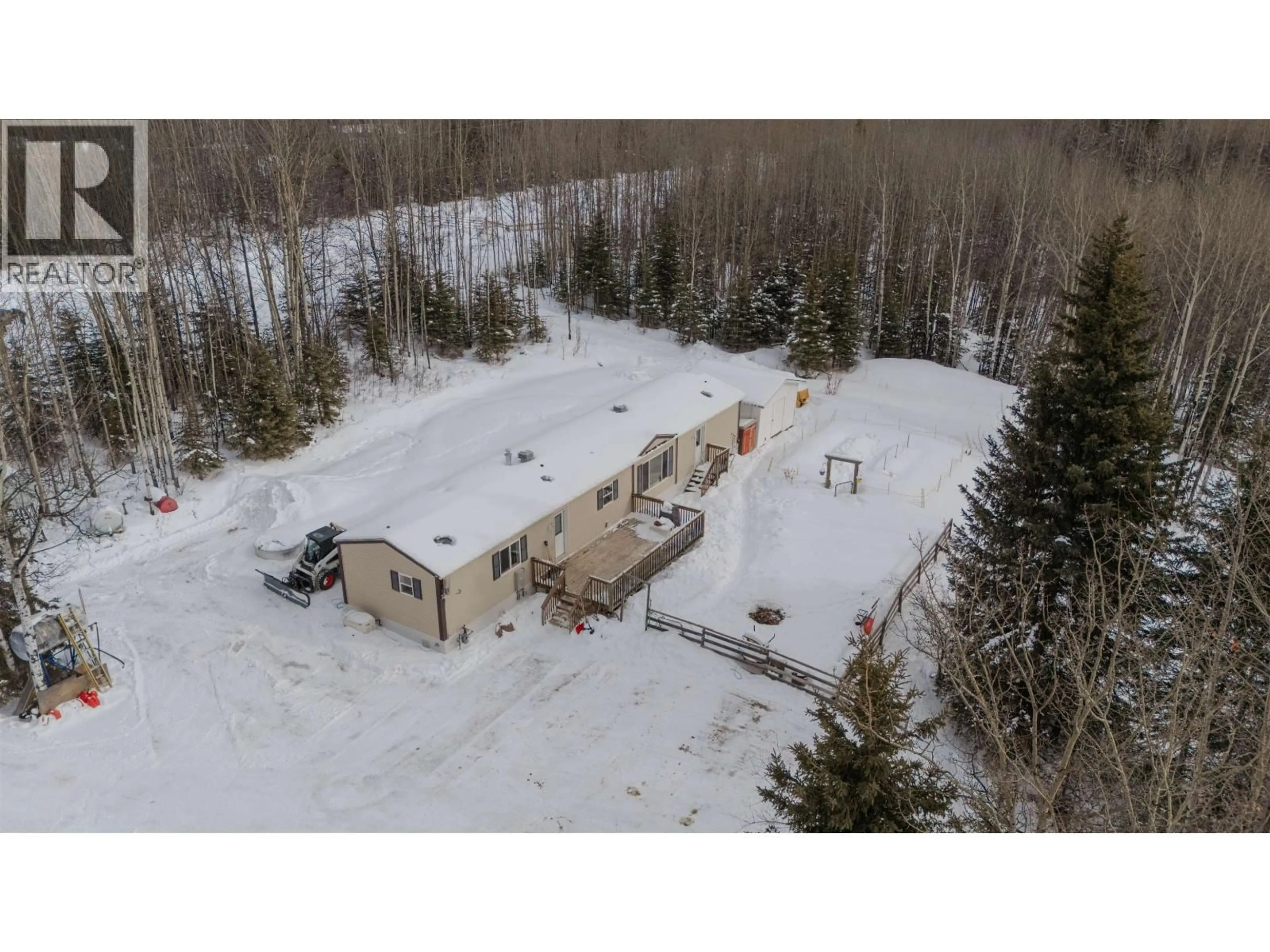 A pic from outside/outdoor area/front of a property/back of a property/a pic from drone, building for 13619 283 ROAD, Fort St. John British Columbia V1J4M7