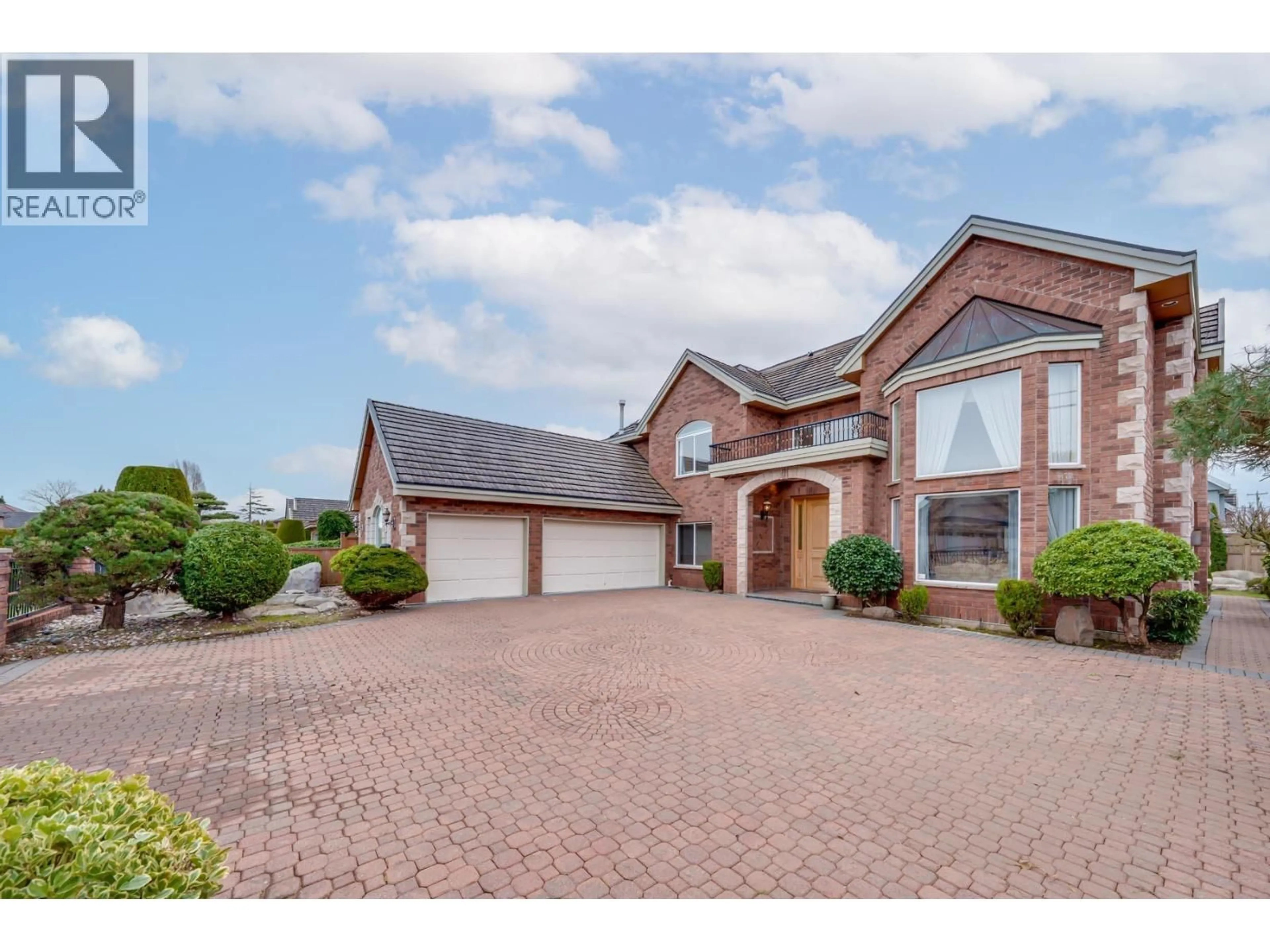 Home with brick exterior material, street for 7460 BROADMOOR BOULEVARD, Richmond British Columbia V7A1A7