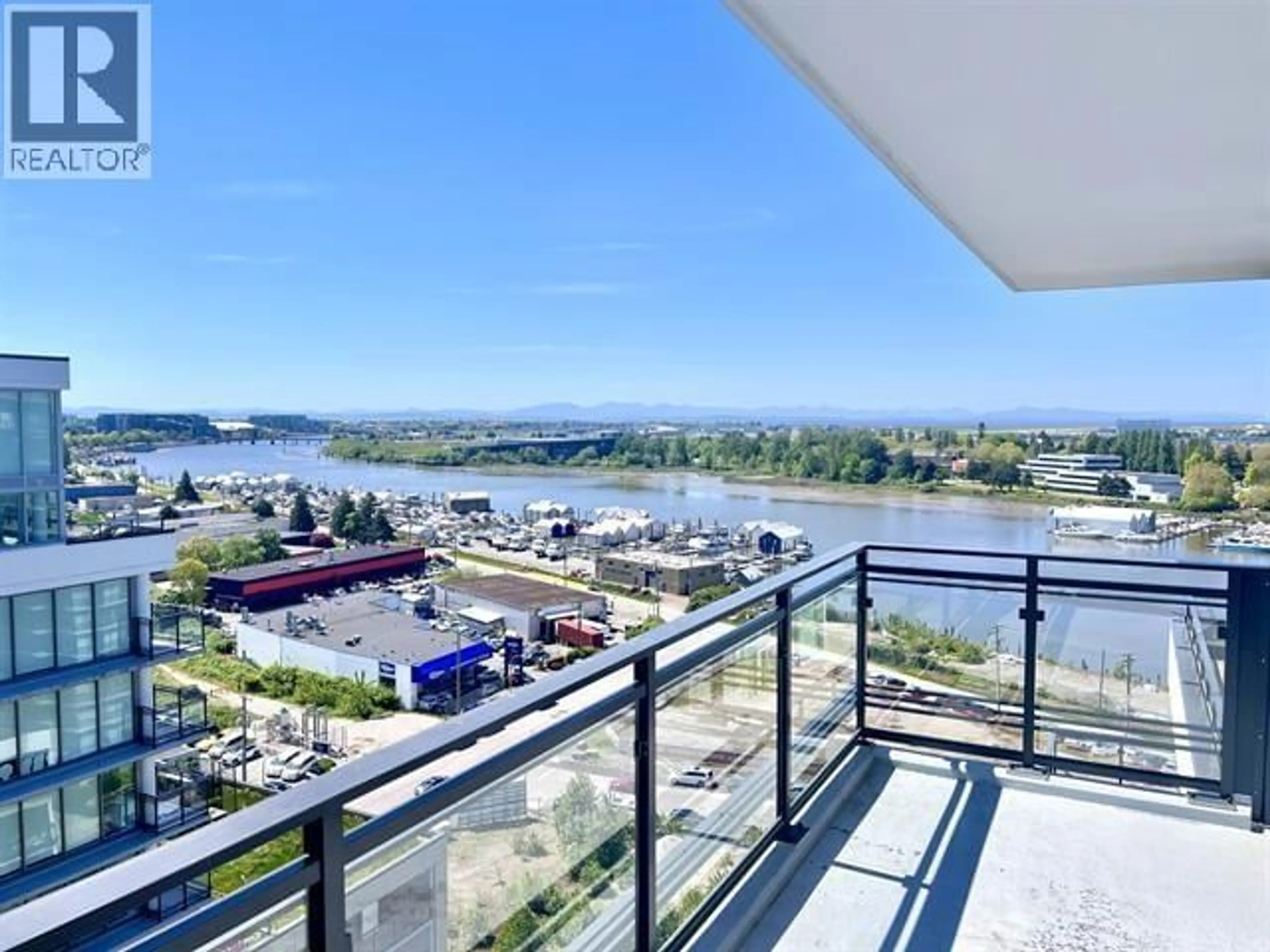 Balcony in the apartment, water/lake/river/ocean view for 1703 - 3280 CORVETTE WAY, Richmond British Columbia V6X0T9