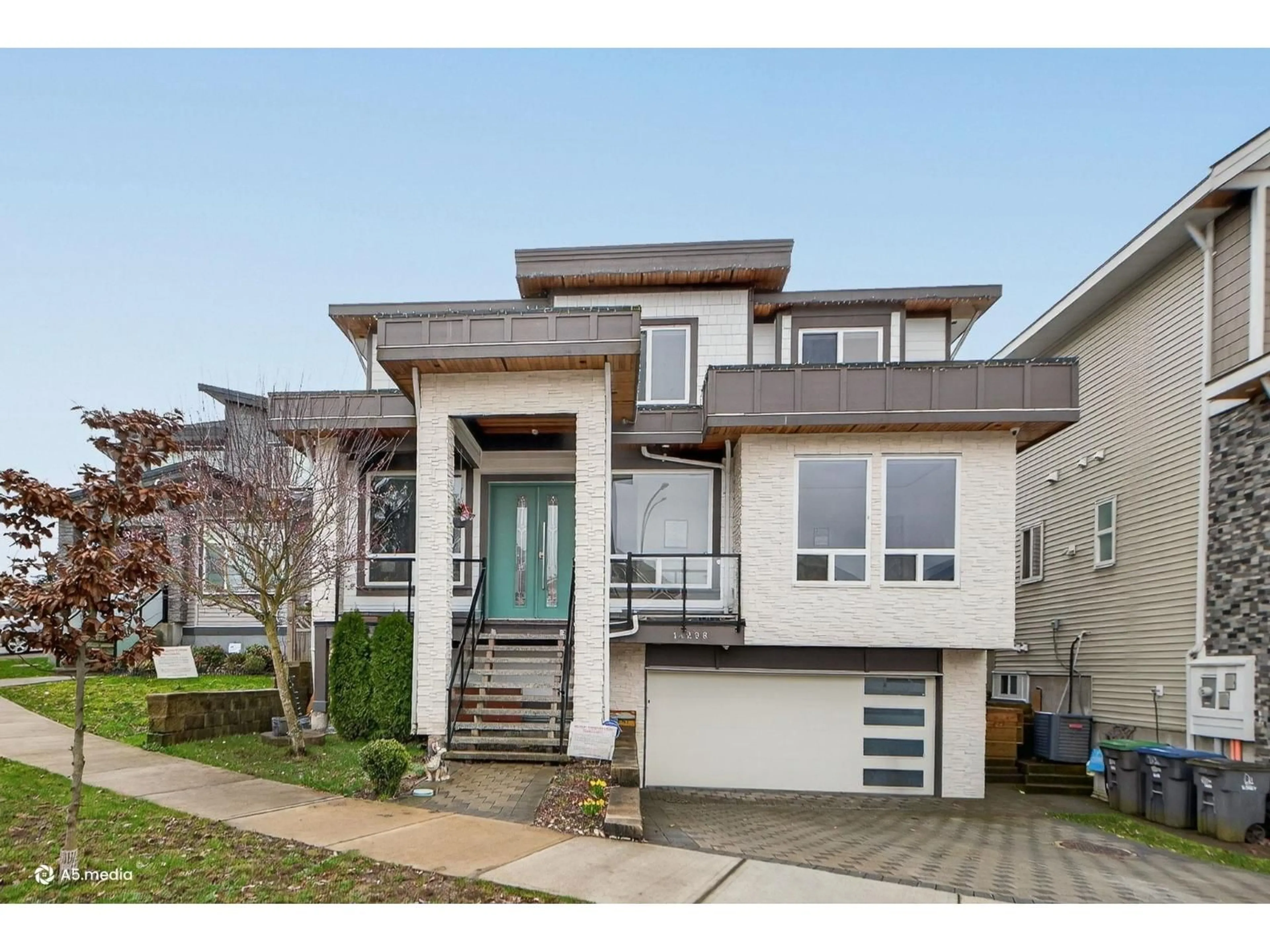 Home with vinyl exterior material, street for 14298 62 AVENUE, Surrey British Columbia V3X0K5