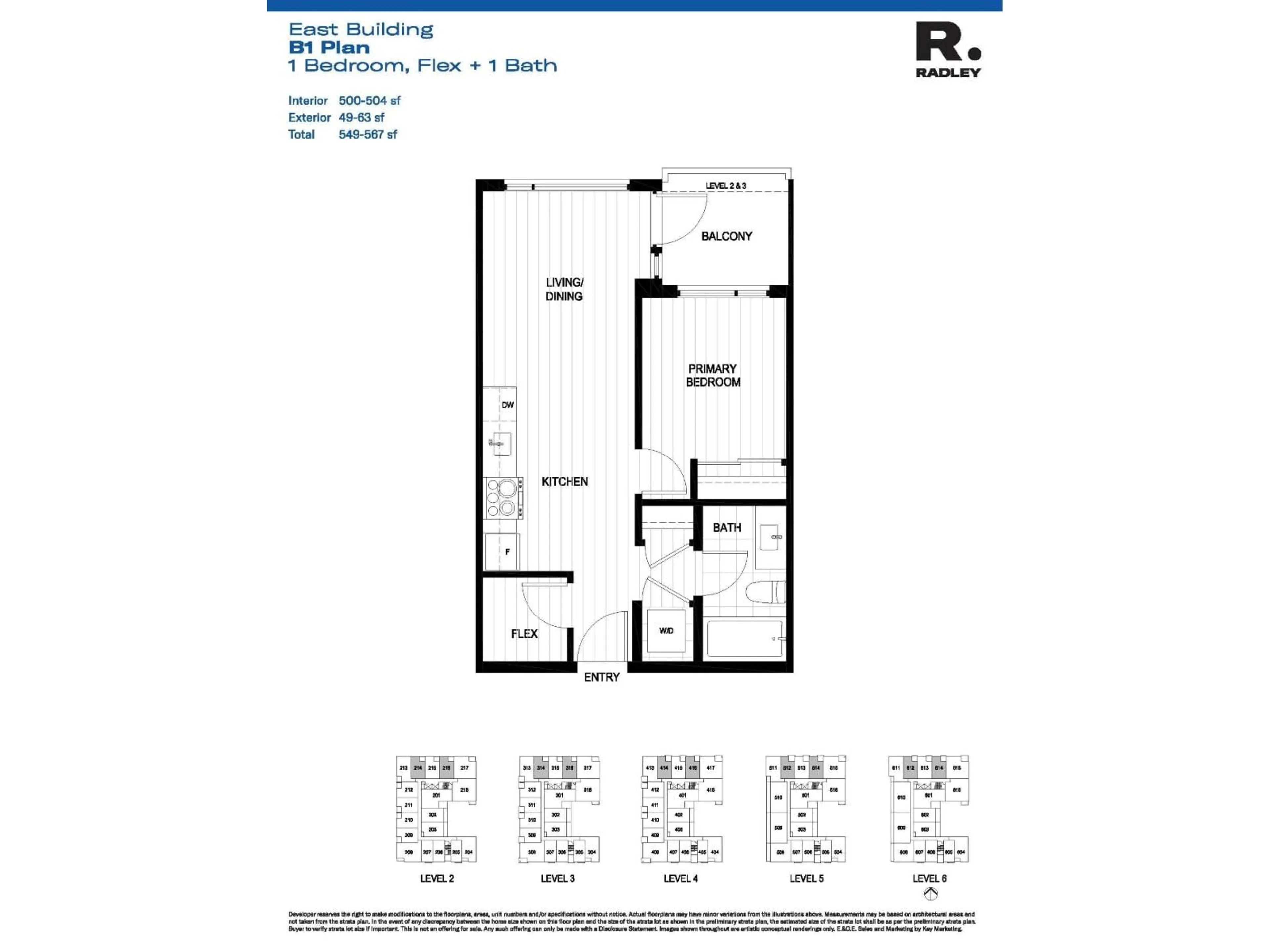 Floor plan for E216 - 13858 108 AVENUE, Surrey British Columbia V3T0T8