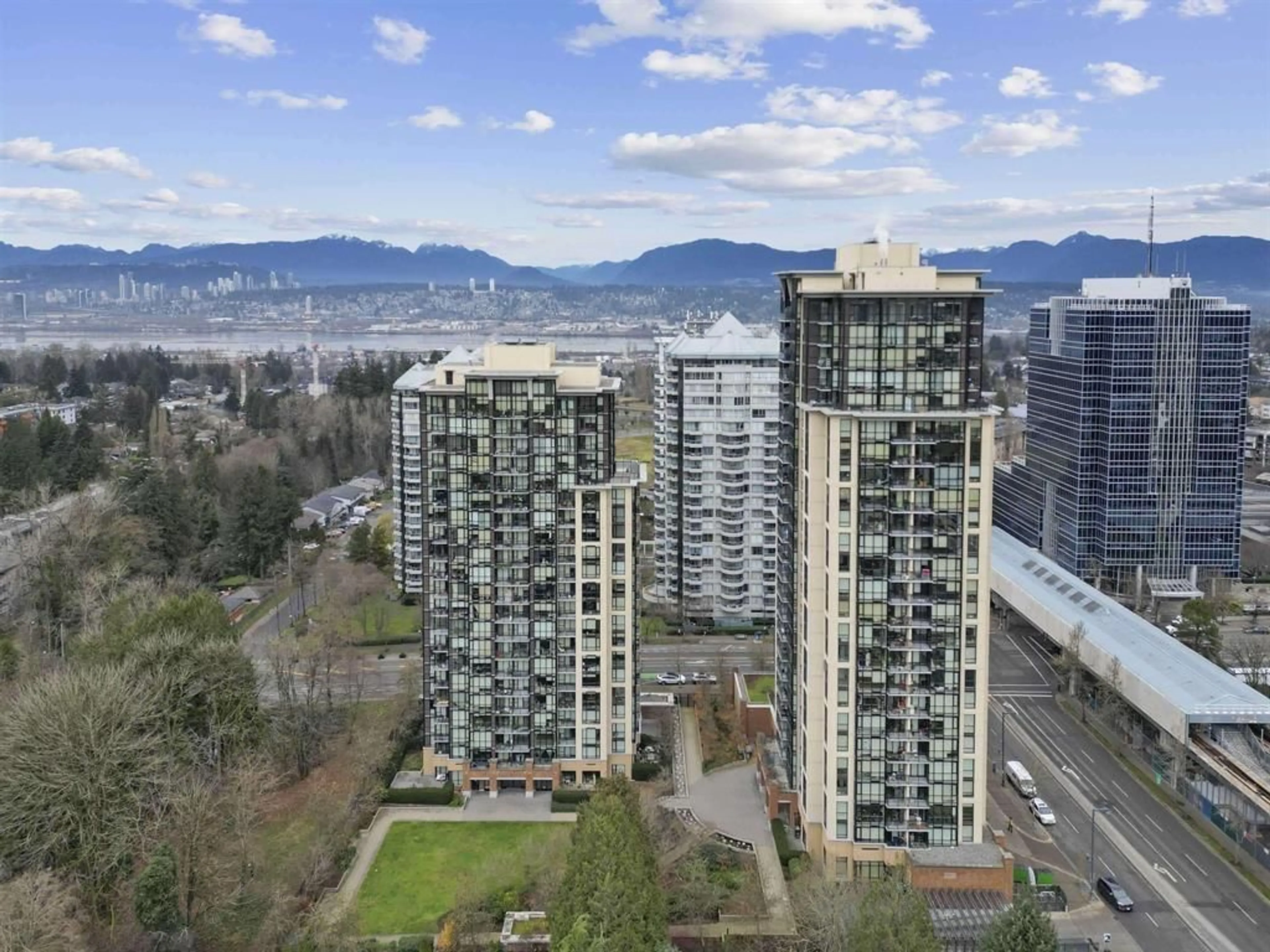 A pic from outside/outdoor area/front of a property/back of a property/a pic from drone, city buildings view from balcony for 1908 - 13380 108 AVENUE, Surrey British Columbia V3T0E7